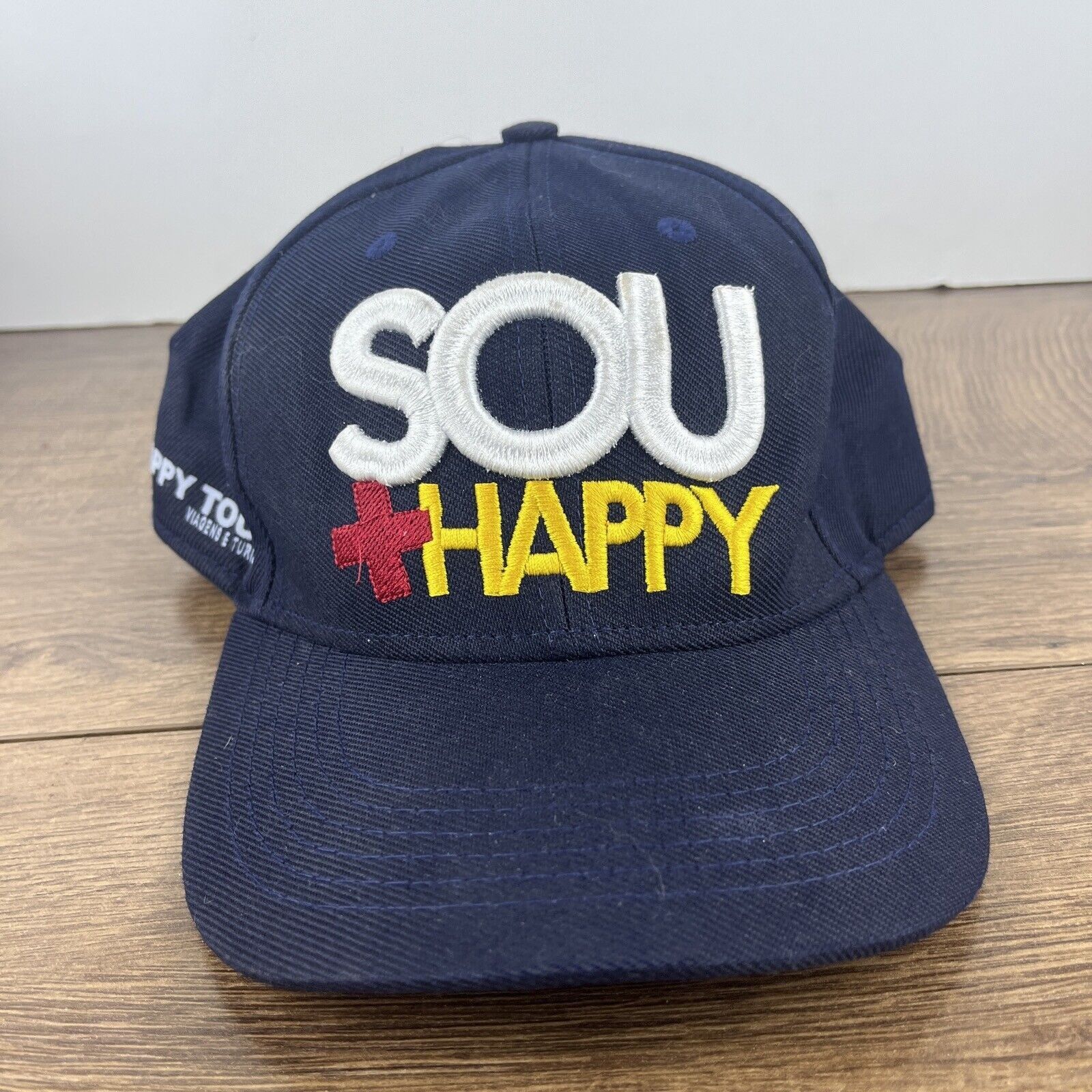 Other Sou Happy Hat Happy Tour Blue Hat Adjustable Adult Size Hat Size ONE SIZE - 2 Thumbnail