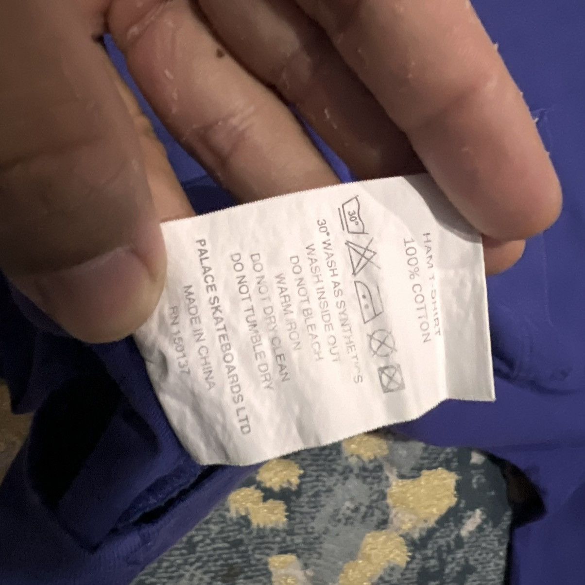Palace Cheap - Palace Center SpellOut Pocket Size US L / EU 52-54 / 3 - 7 Thumbnail