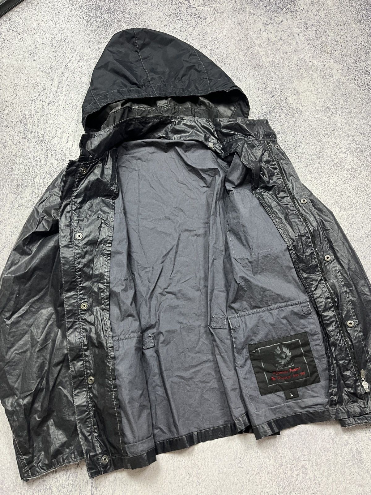 Belstaff Vintage Belstaff Leather Jacket Black Prince Label Rare Size US L / EU 52-54 / 3 - 12 Thumbnail