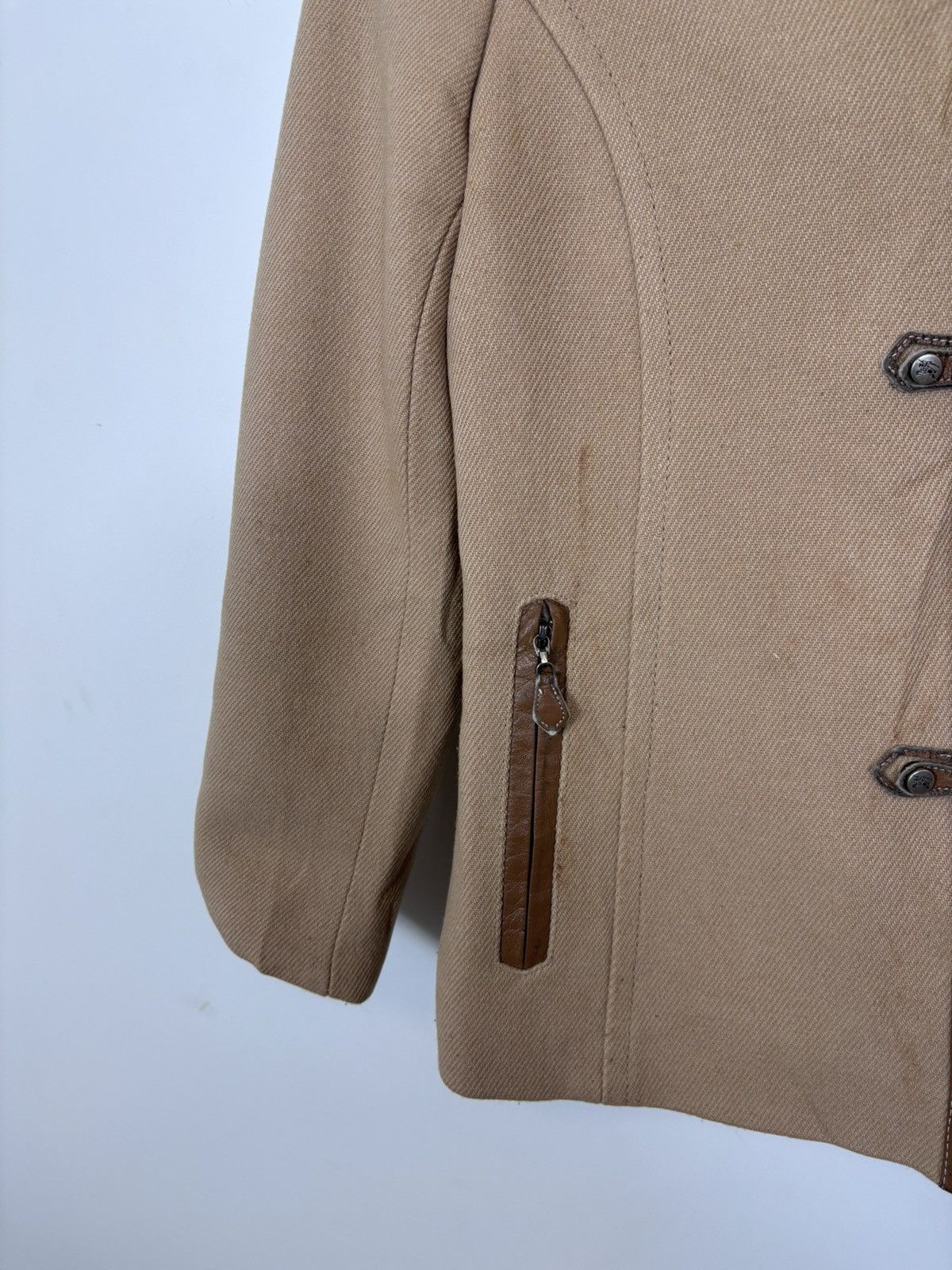 Burberry Burberry Blue Label Women’s Vintage Camel Wool Blend Jacket Size S / US 4 / IT 40 - 7 Thumbnail