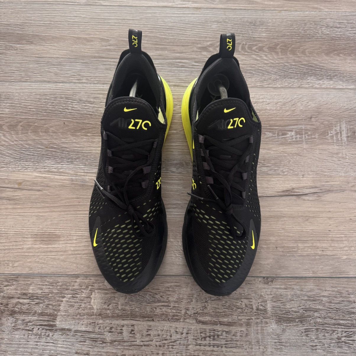 Nike NIKE • Air Max 270 "Black Volt/Oil Grey" (13M) Size US 13 / EU 46 - 4 Thumbnail
