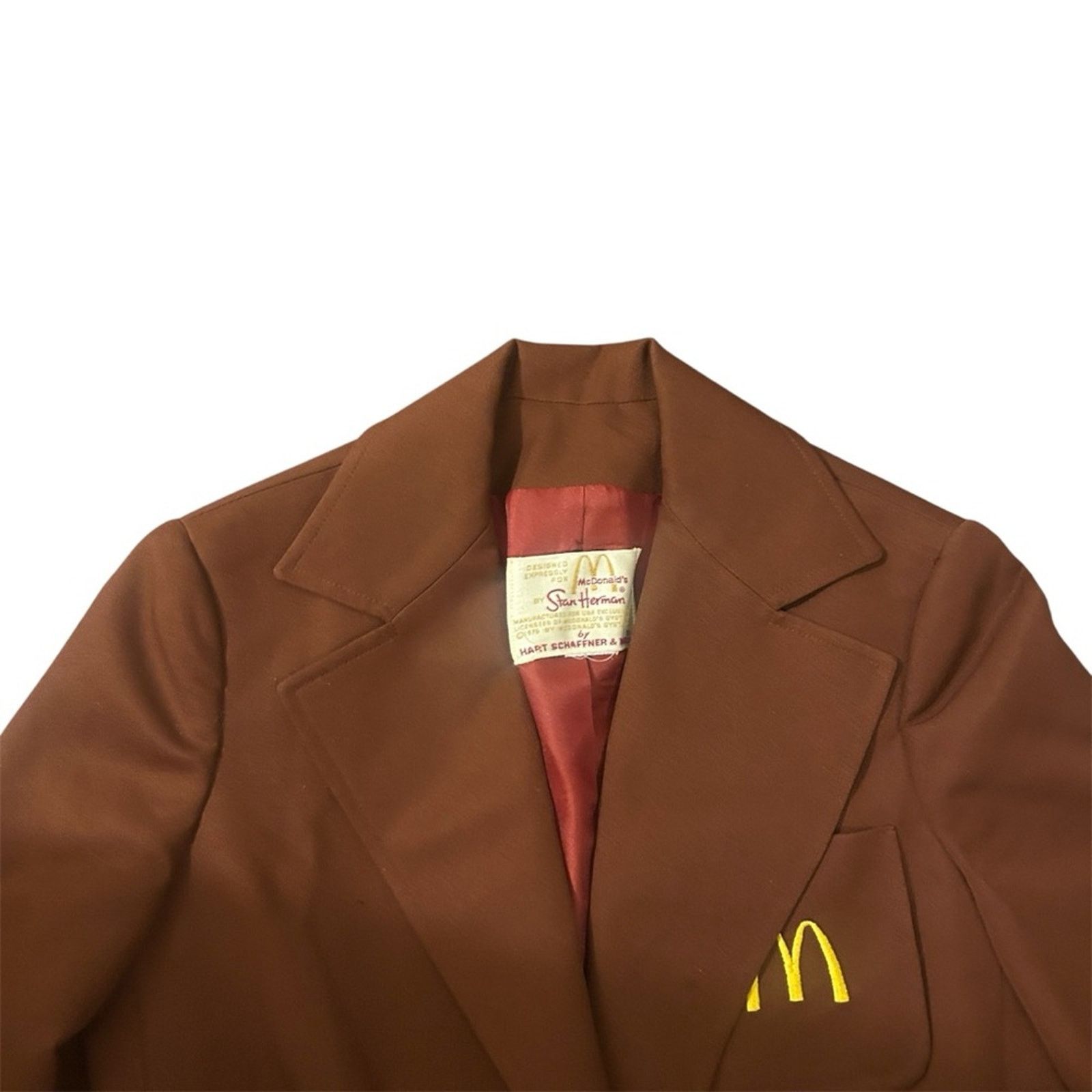 Vintage 70s Vintage McDonald’s Manager Uniform Blazer Jacket Size XS / US 0-2 / IT 36-38 - 3 Thumbnail
