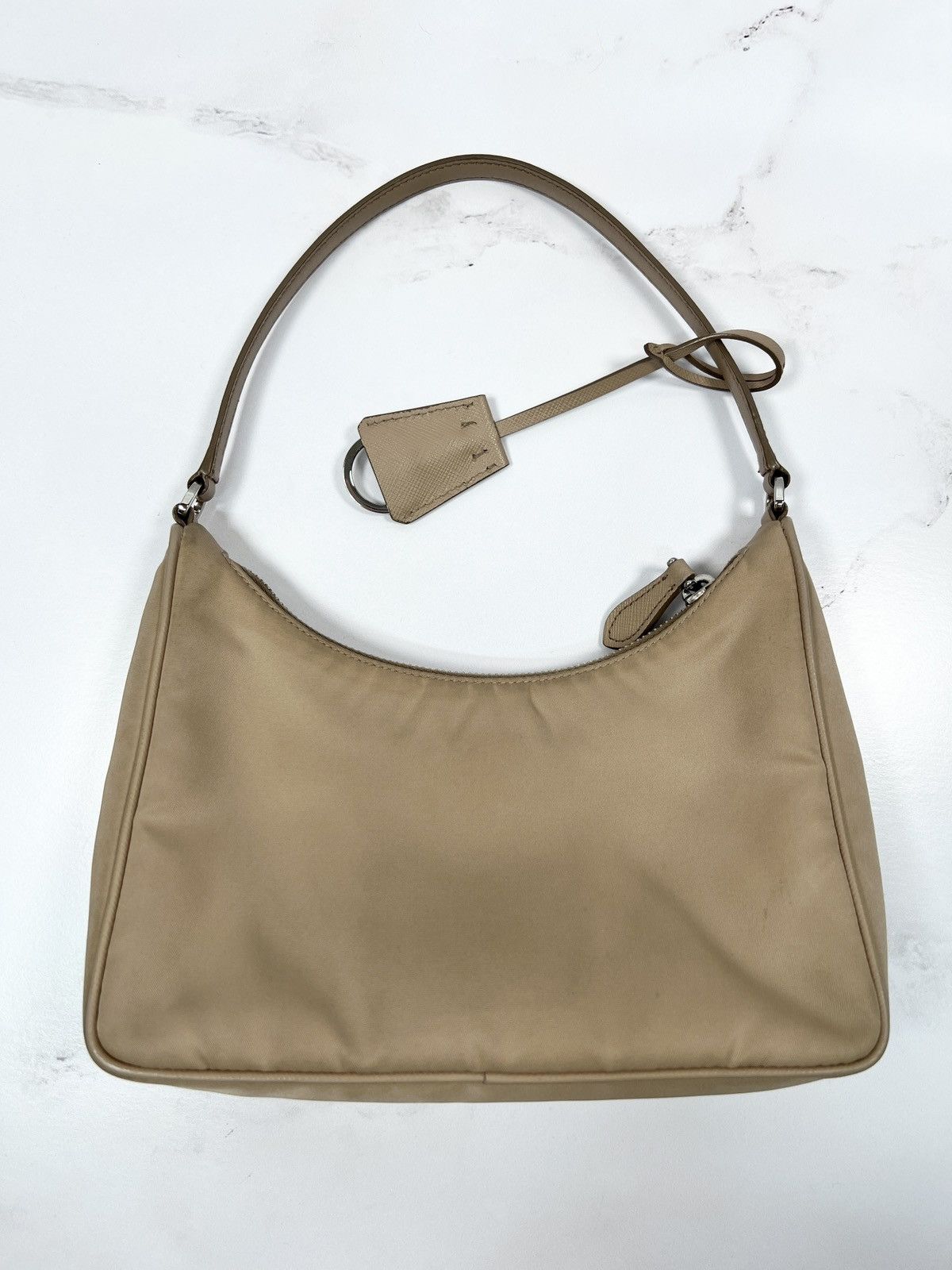 Prada Prada Re-edition 2005 Re-nylon Mini Nude Shoulder Bag Purse Size ONE SIZE - 3 Thumbnail