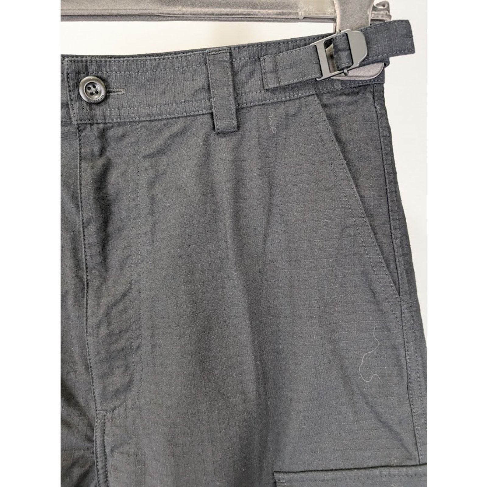Balenciaga o1rshd1 Cotton Ripstop Gamer Shorts in Black Size US 32 / EU 48 - 7 Thumbnail