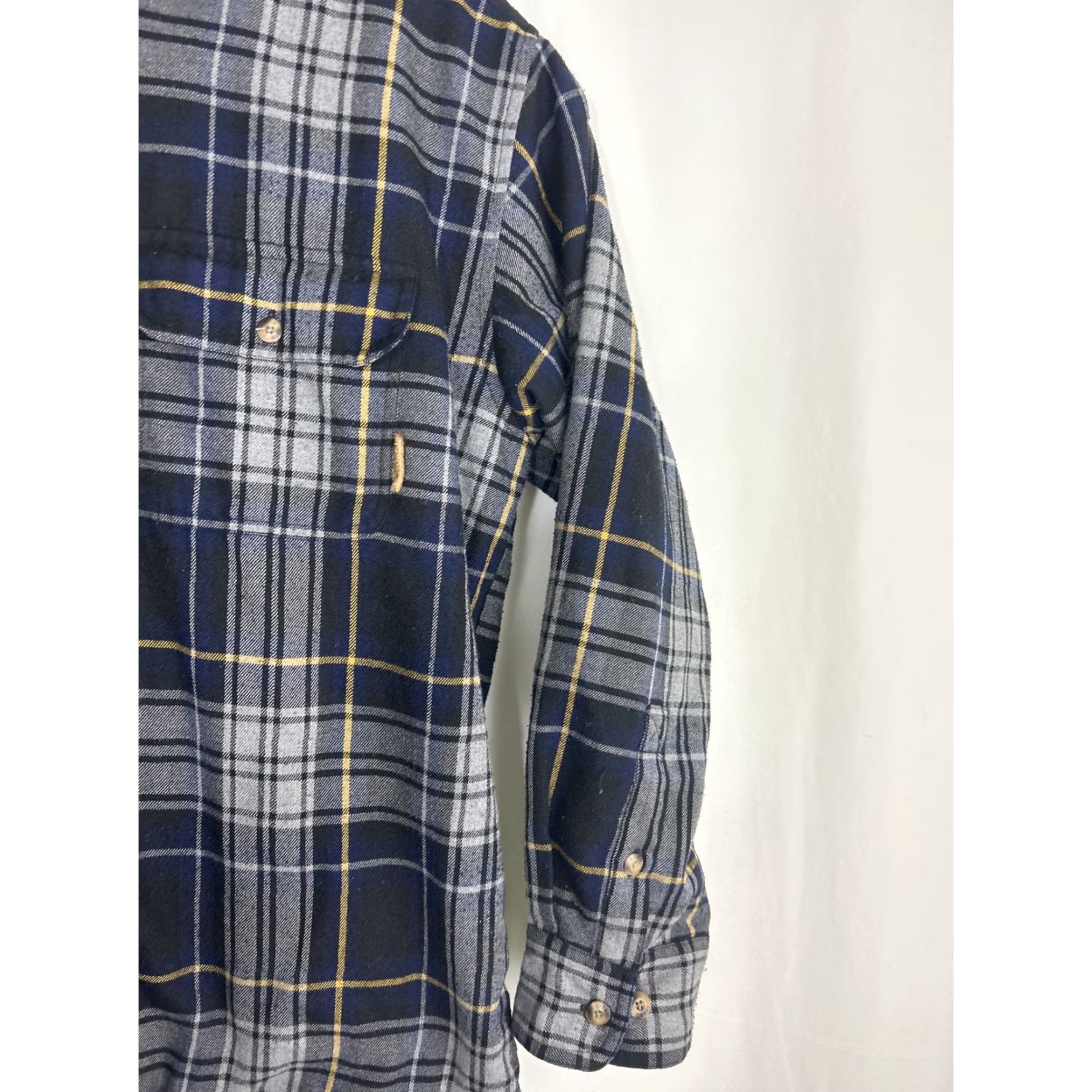 Timberland Timberland Mens Flannel Shirt Long Sleeve Button-Up Black Plaid Sz M Size US M / EU 48-50 / 2 - 4 Thumbnail