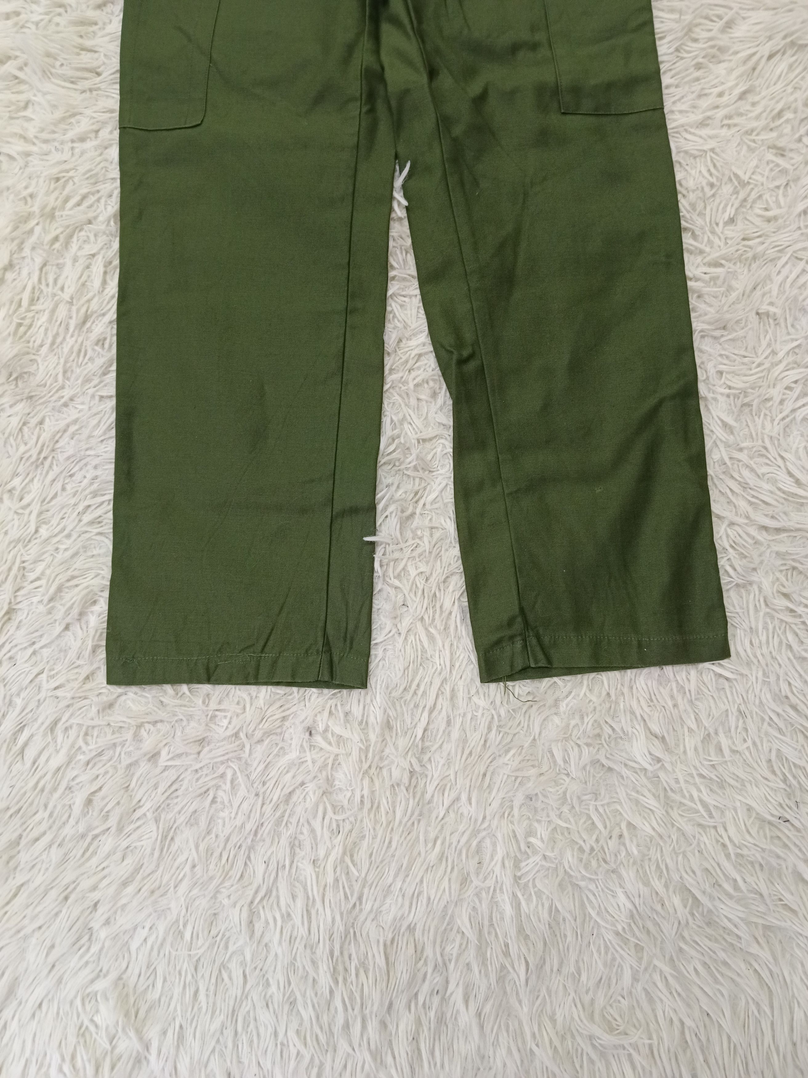 Vintage "Rare 1970s Swedish Armed Forces M-69 Field Pants Size US 30 / EU 46 - 5 Thumbnail