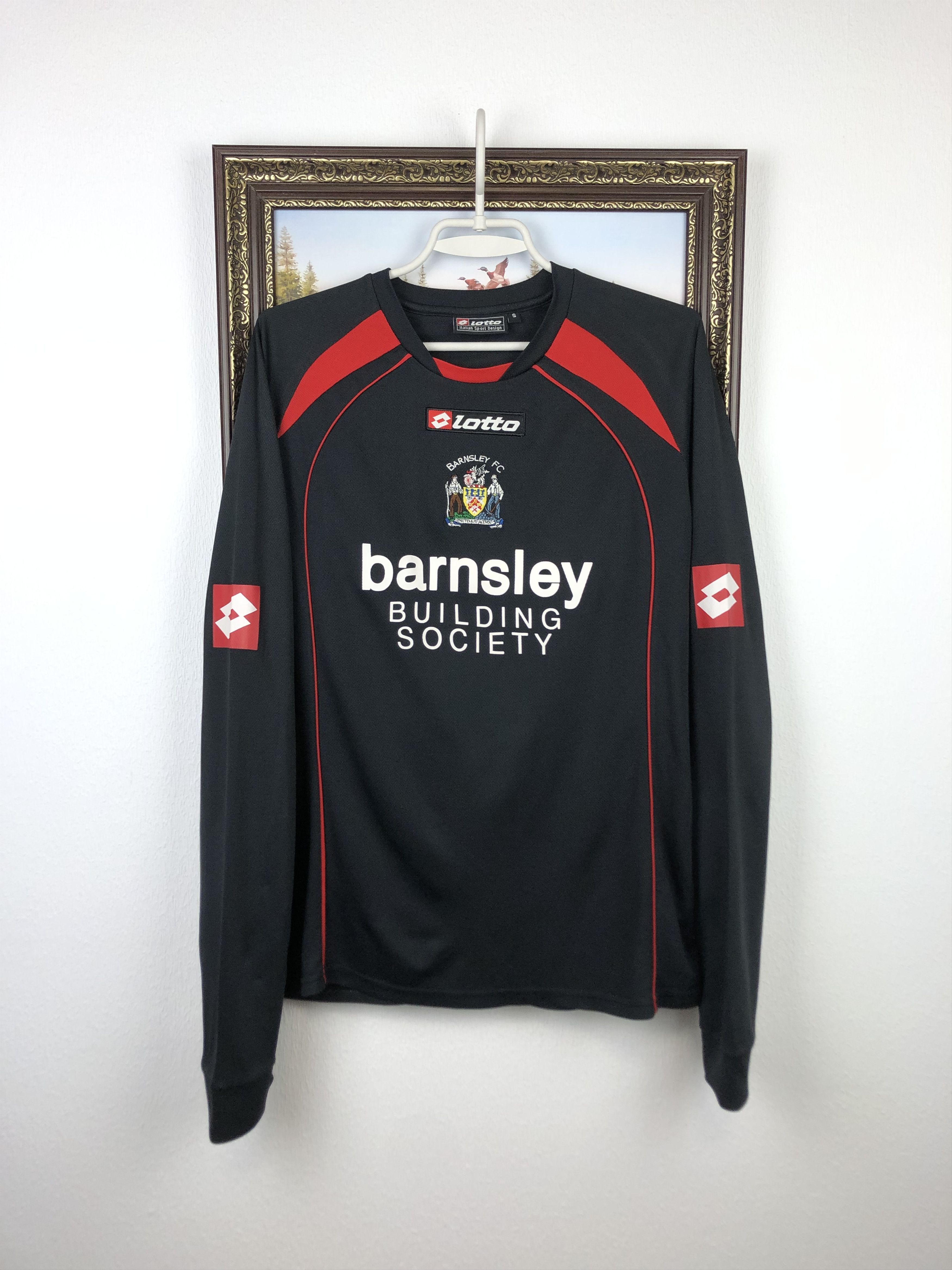 Vintage Barnsley Away football shirt 2008 Soccer Long Sleeve Jersey Size US S / EU 44-46 / 1 - 1 Thumbnail