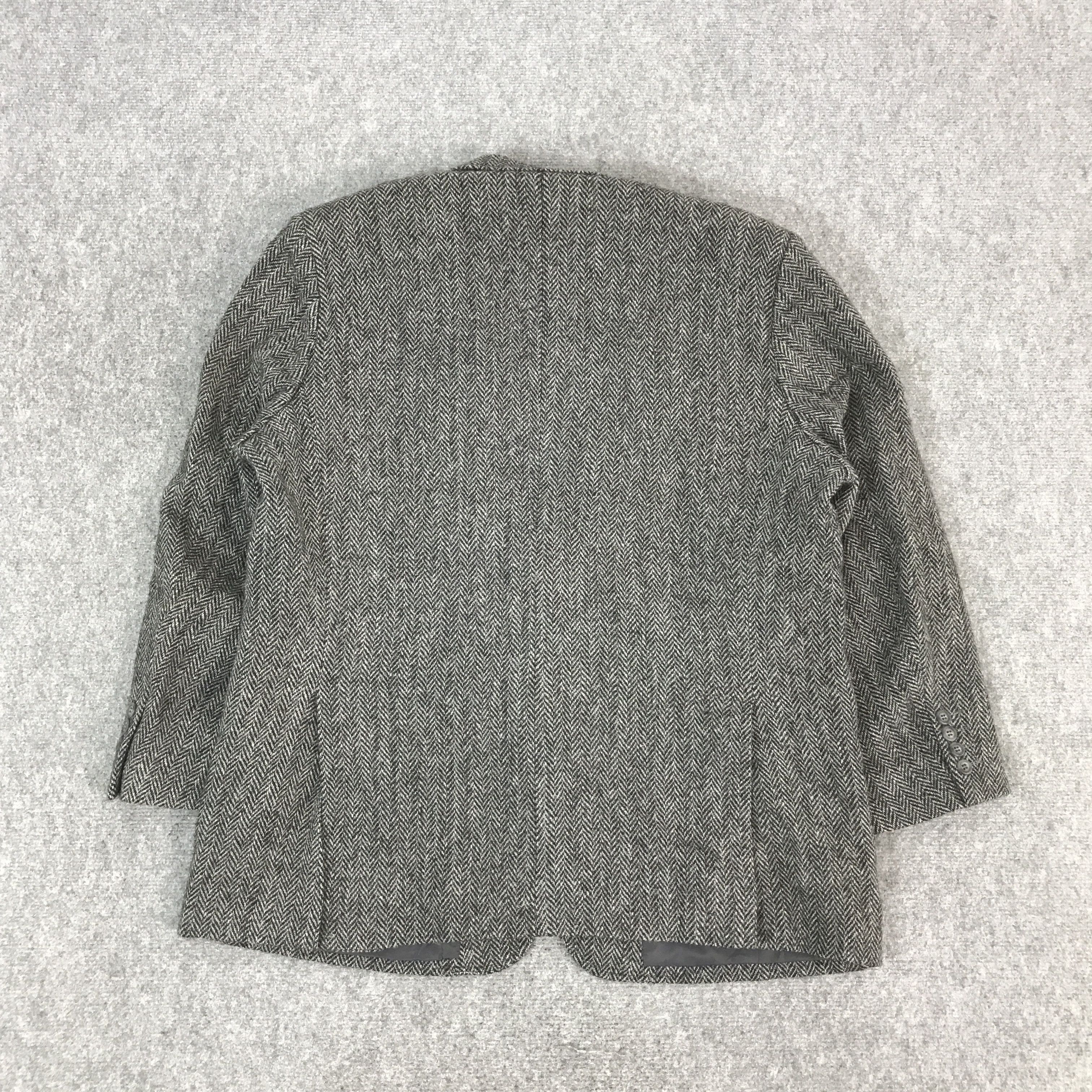 Harris Tweed VTG HARRIS TWEED WOOL BLAZER COAT JACKET Size US L / EU 52-54 / 3 - 2 Thumbnail
