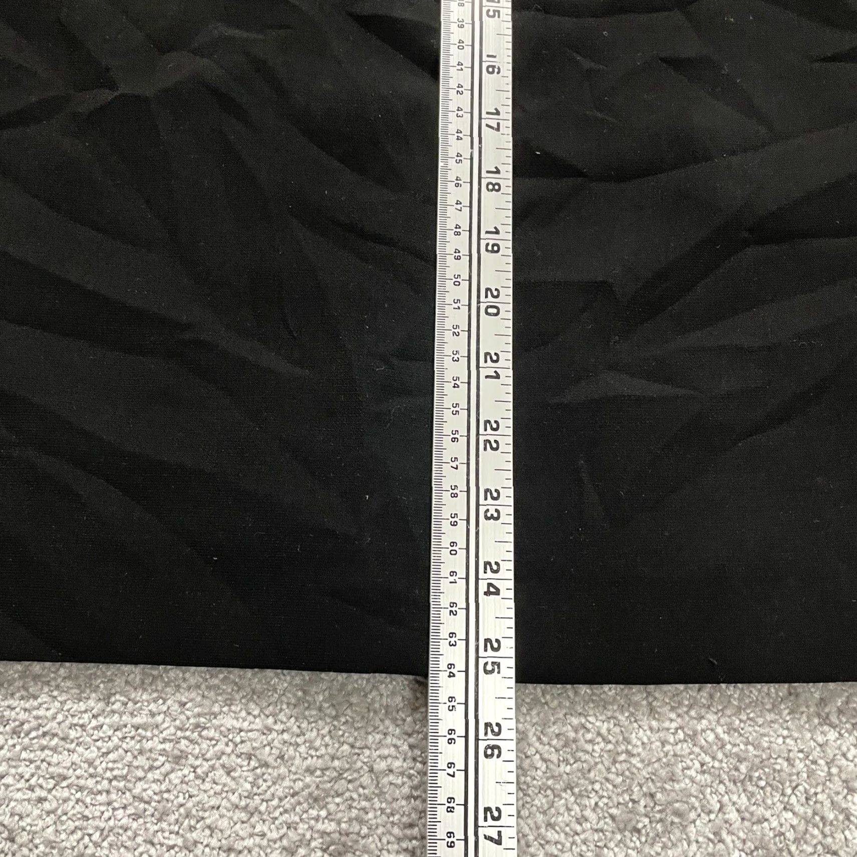 Vintage Rena Rowan Skirt Pencil Straight Midi Women 6 Black Solid Back Zip Workwear Womens Size 28" / US 6 / IT 42 - 6 Thumbnail