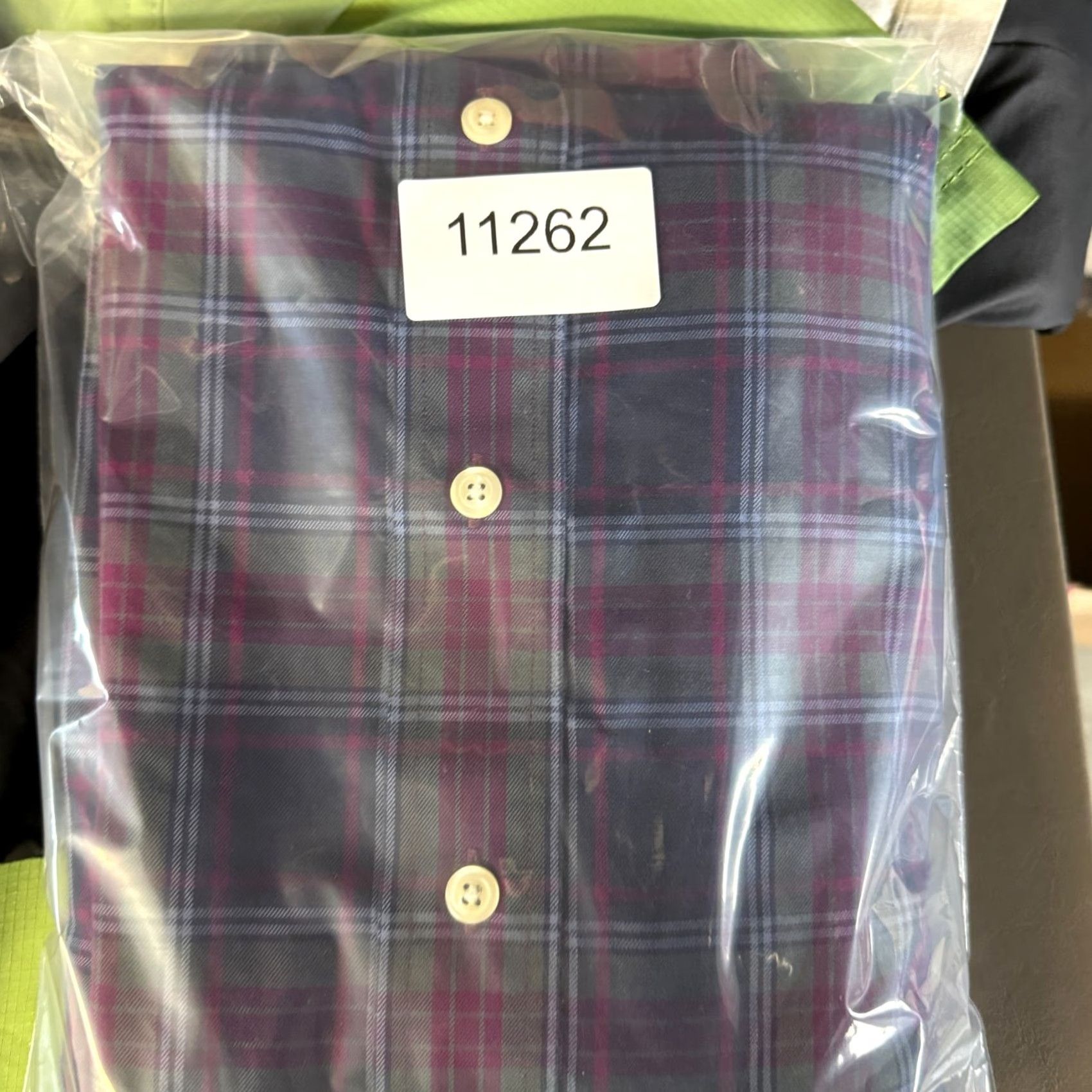 Brooks Brothers Brooks Brothers Shirt Mens M Navy Purple Plaid 346 Button-Down Non-Iron Size US M / EU 48-50 / 2 - 8 Thumbnail