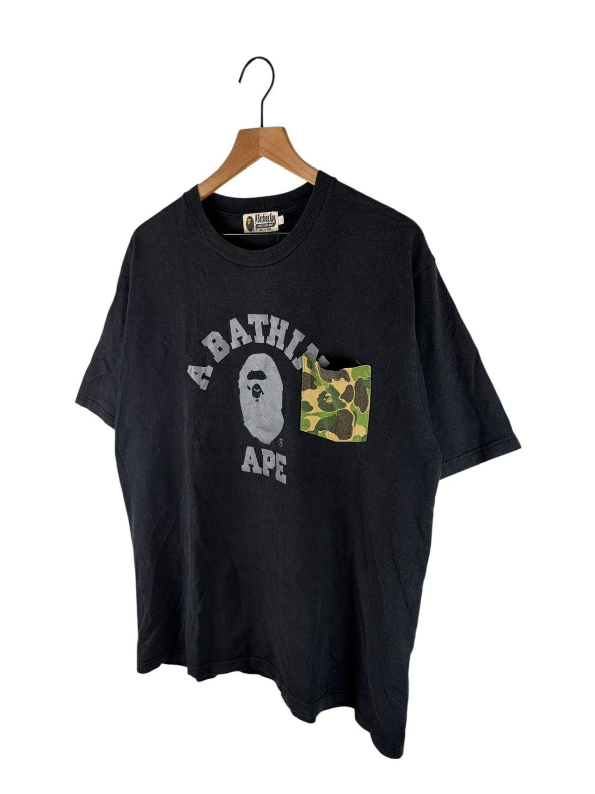 Bape Bape Collage Logo Pocket Tee Size US L / EU 52-54 / 3 - 2 Thumbnail