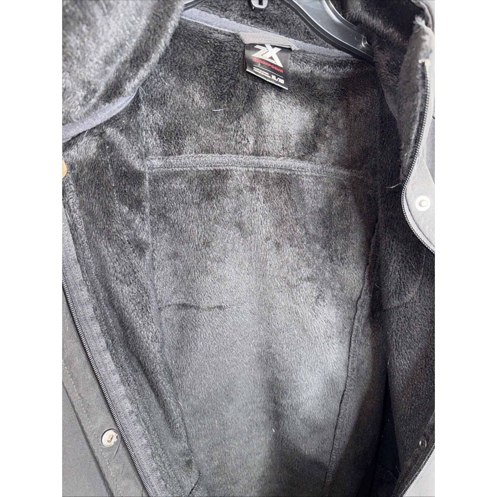 & Other Stories ZeroXposur Jacket Women’s XL Black Hooded Snap/Zip Fur Lined Size XL / US 12-14 / IT 48-50 - 7 Thumbnail