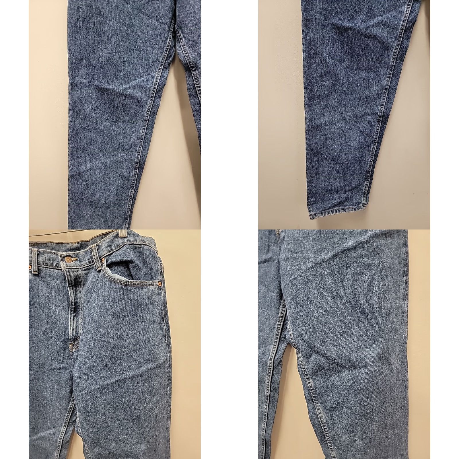 Levi's VINTAGE Levi's 550 Jeans Mens Relaxed Fit Blue Denim 38x32 5-Pocket Design Distressed Size US 38 / EU 54 - 9 Thumbnail