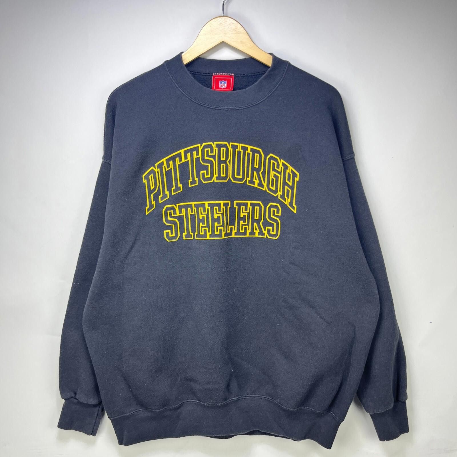 Other Vintage 90s Pittsburgh Steelers NFL Sweatshirt XL Size ONE SIZE - 1 Thumbnail