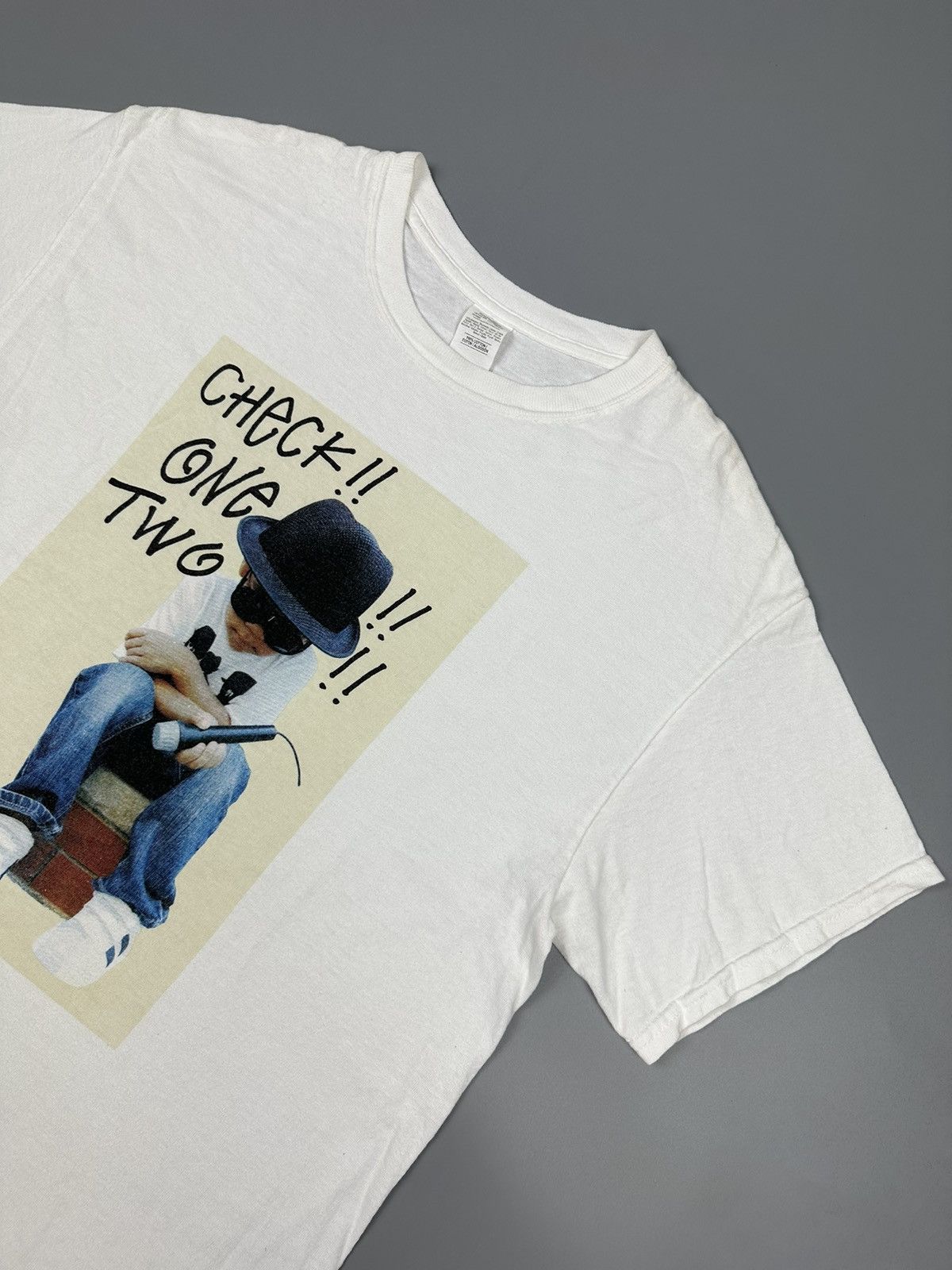 Designer The Kids Singer “Check One Two” Stussy Parody Shirt Size US M / EU 48-50 / 2 - 4 Thumbnail