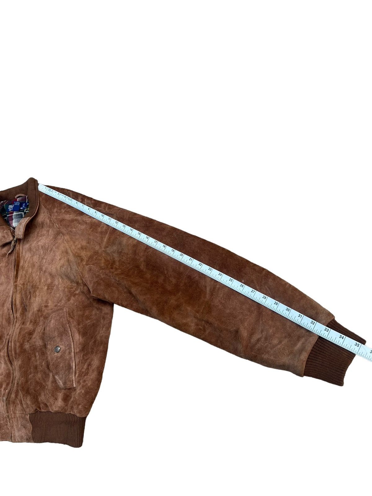 Polo Ralph Lauren VTG 90s Polo Ralph Lauren Patina Suede Leather Bomber Jacket Size US M / EU 48-50 / 2 - 3 Thumbnail