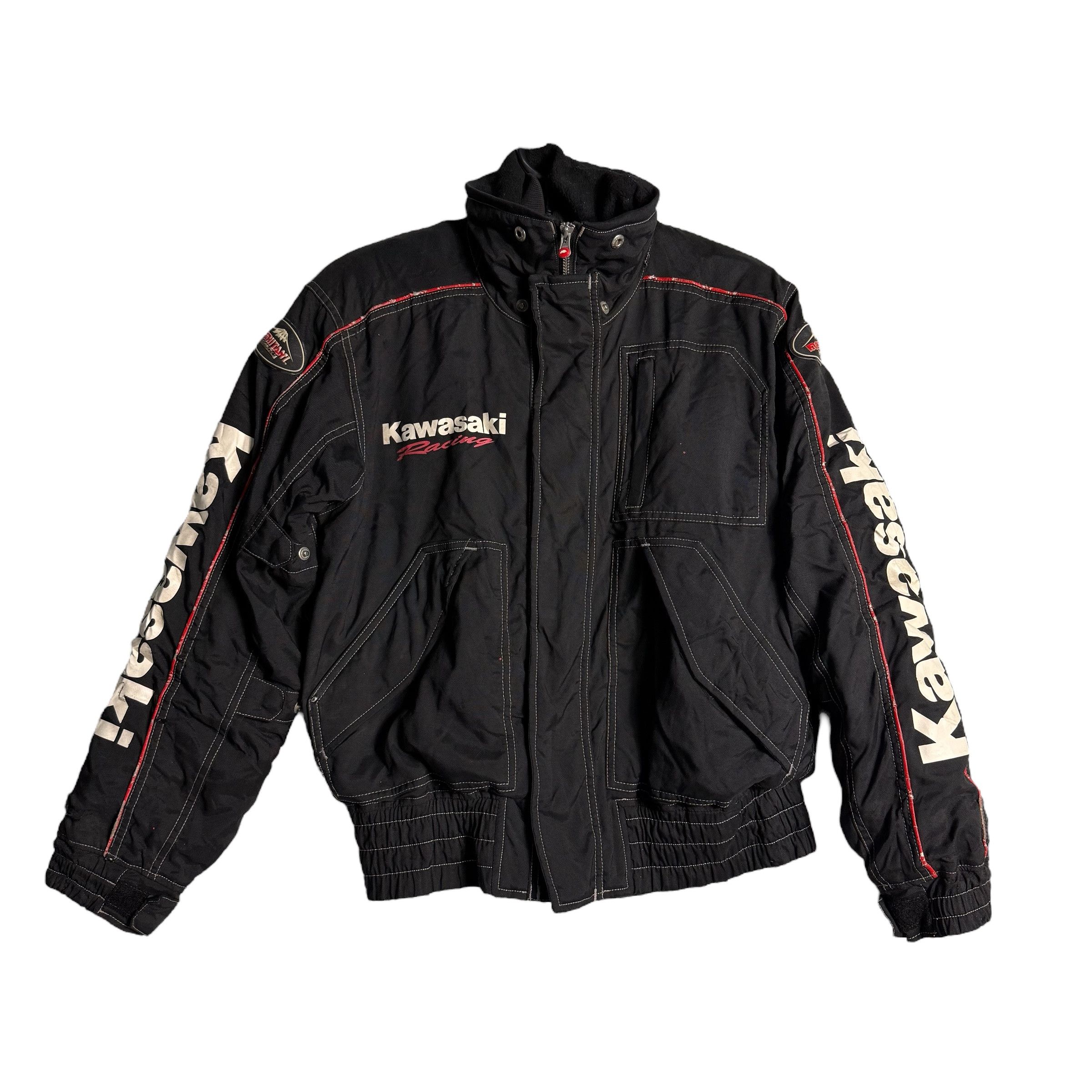 🔥RARE🔥Vintage Kawasaki Racing x Kushitani Hamamatsu Jacket