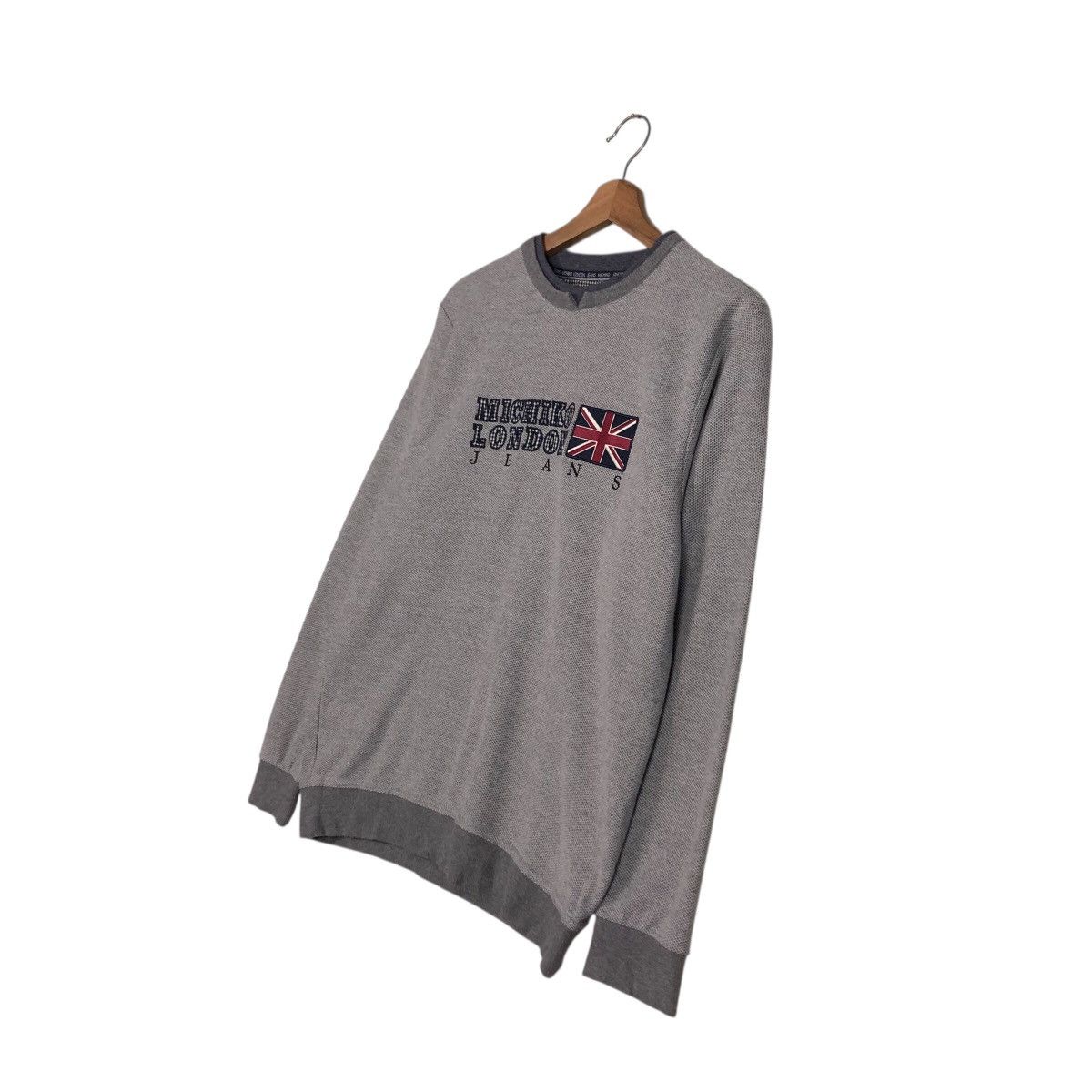 Japanese Brand Vintage Michiko London Jeans Flag Logo Crewneck Size US M / EU 48-50 / 2 - 3 Thumbnail