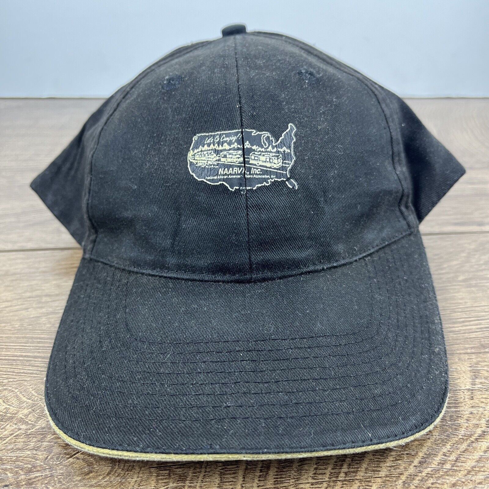 Other NAARVA Camping Hat Black Hat Adjustable Adult Size Hat Black Size ONE SIZE - 3 Thumbnail