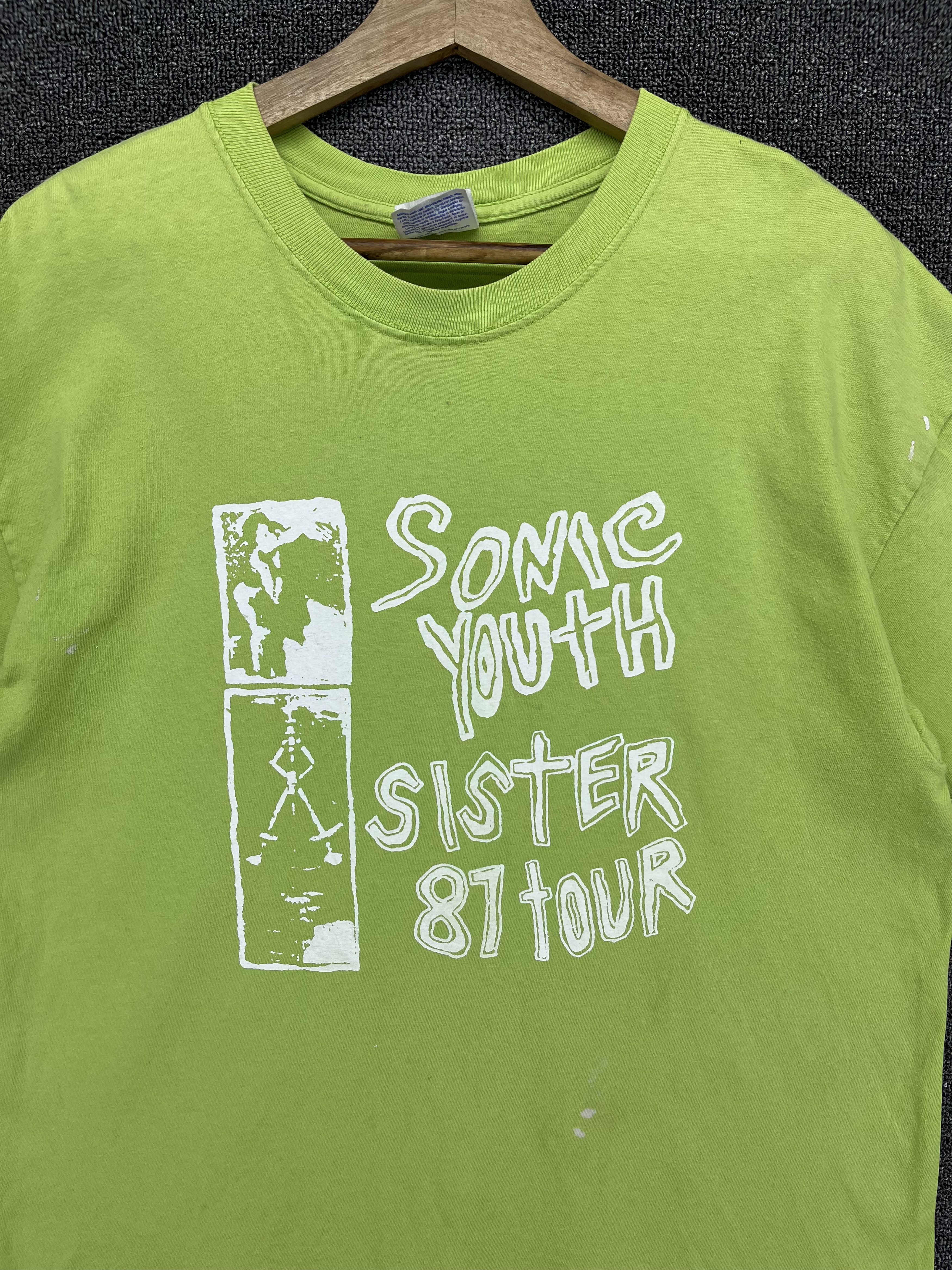 Band Tees Vintage Sonic Youth Punk Rock Band Tees T Shirts Size US M / EU 48-50 / 2 - 5 Thumbnail