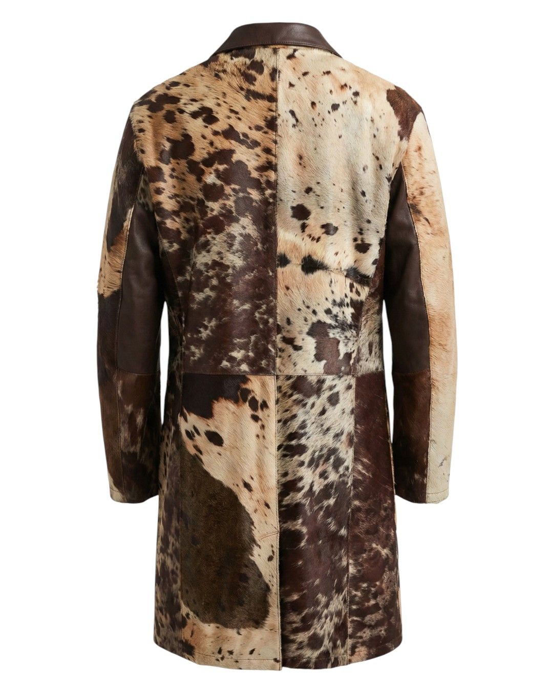 Roberto Cavalli ARCHIVE PONY HAIR CALFSKIN LEATHER COAT Size US L / EU 52-54 / 3 - 2 Thumbnail