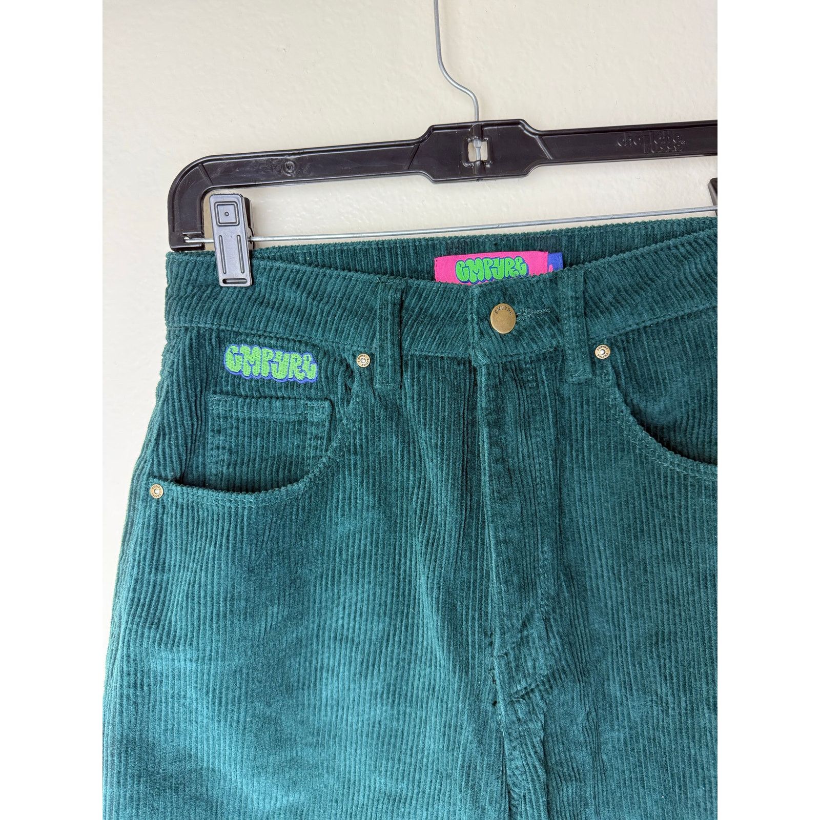 Empyre Empyre Tori Ponderosa Corduroy Skate Pants - Green, Size 4 Size 27" / US 4 / IT 40 - 3 Thumbnail