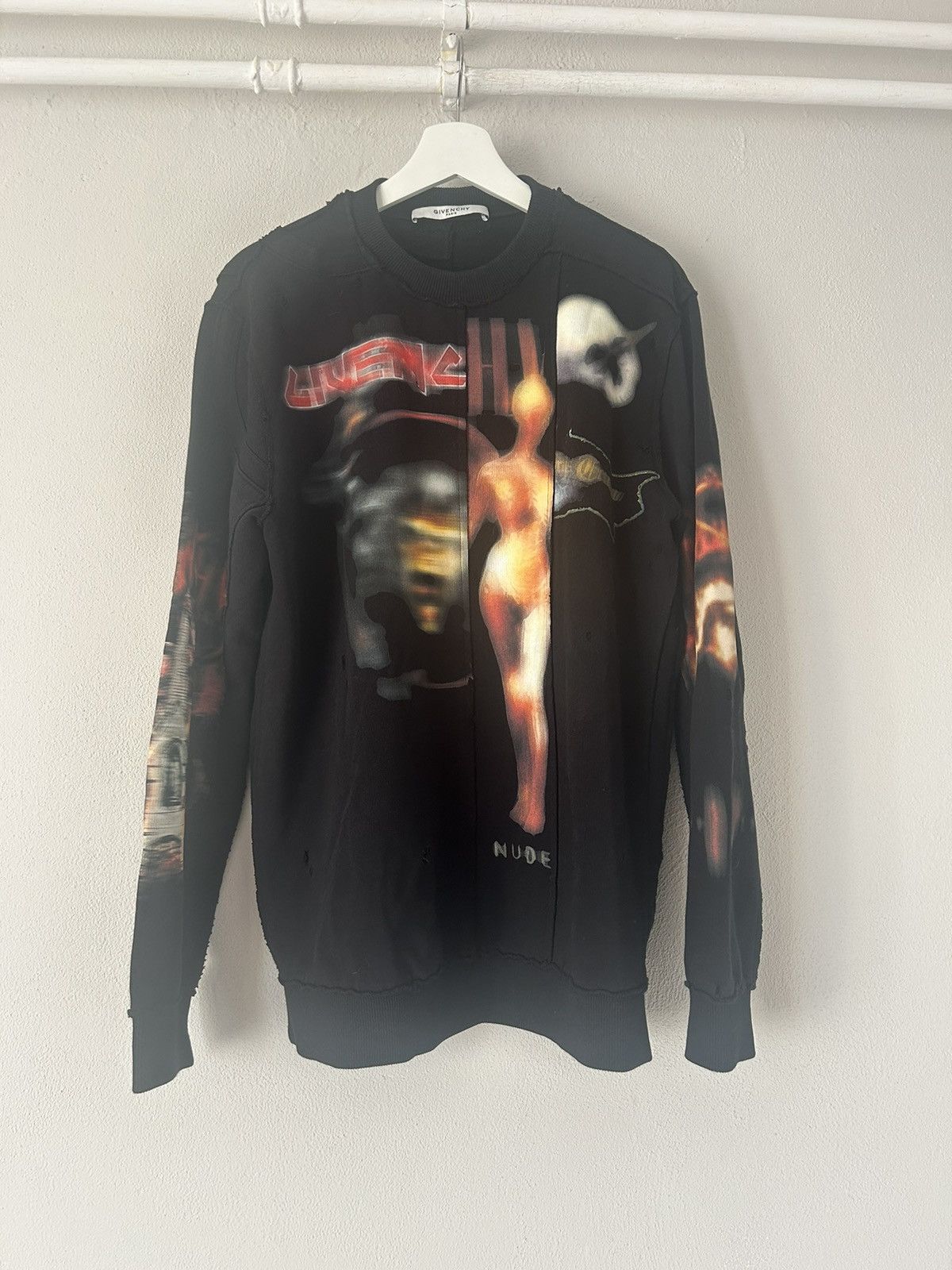 Givenchy Givenchy Heavy Metal Graphic Sweatshirt Size US S / EU 44-46 / 1 - 1 Thumbnail