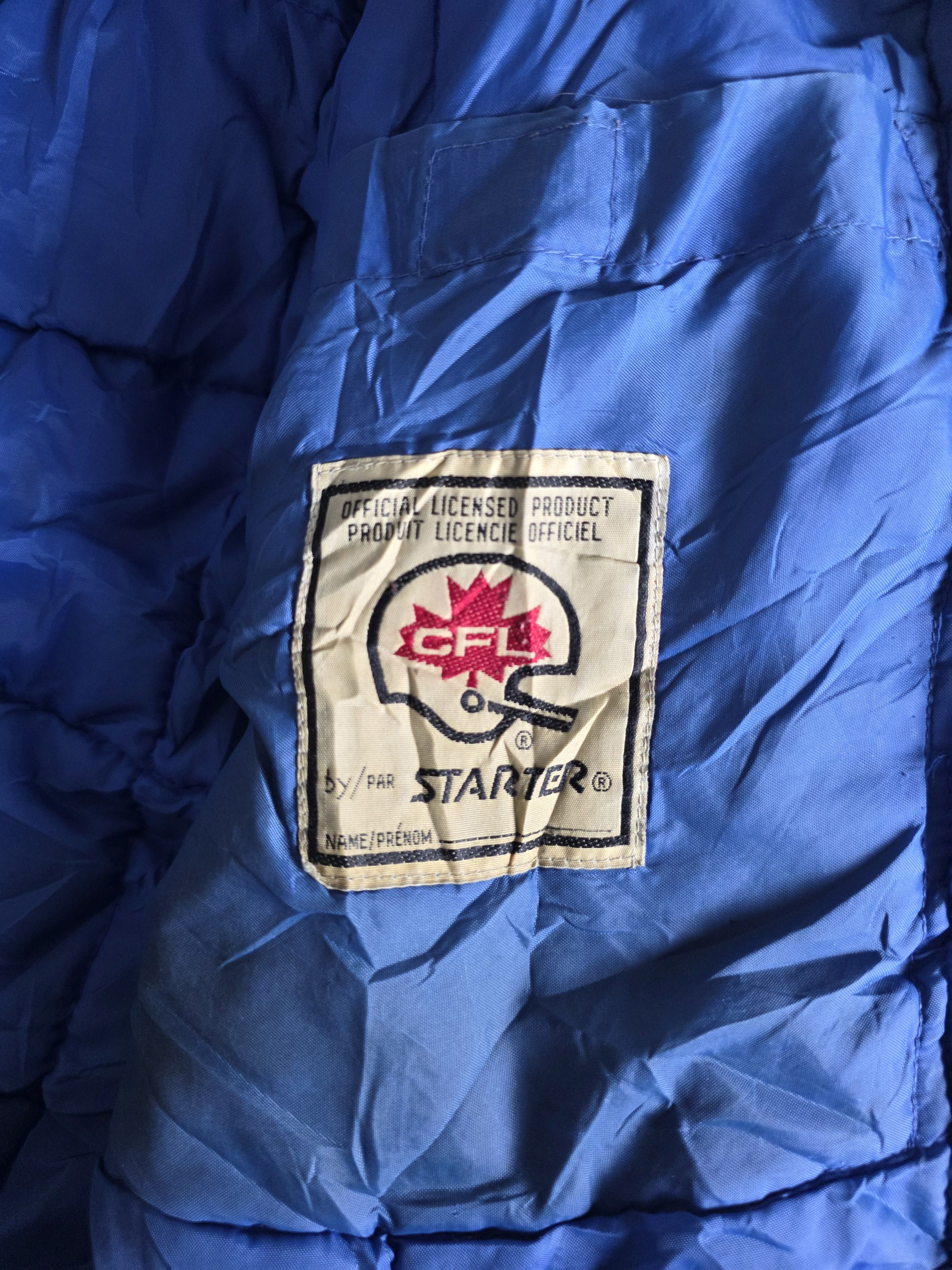 Starter Vintage Starter Winnipeg Blue Bombers CFL Jacket Anni 90 Size US S / EU 44-46 / 1 - 8 Thumbnail