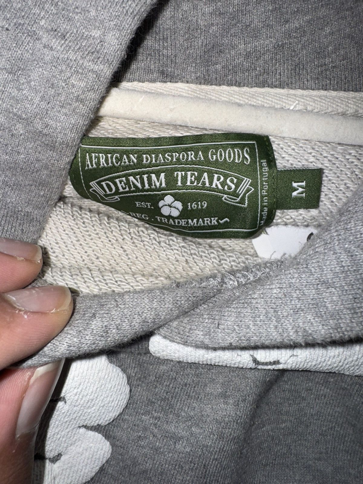 DENIM TEARS Gray Denim Tears Jacket Size US M / EU 48-50 / 2 - 3 Thumbnail