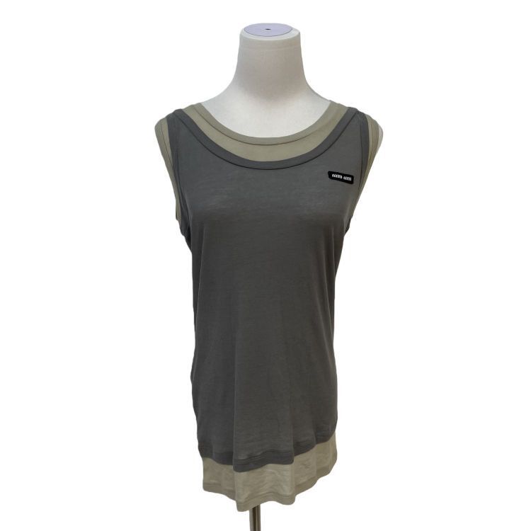 Miu Miu Miu Miu Layered Tank Top Size S Size S / US 4 / IT 40 - 1 Thumbnail