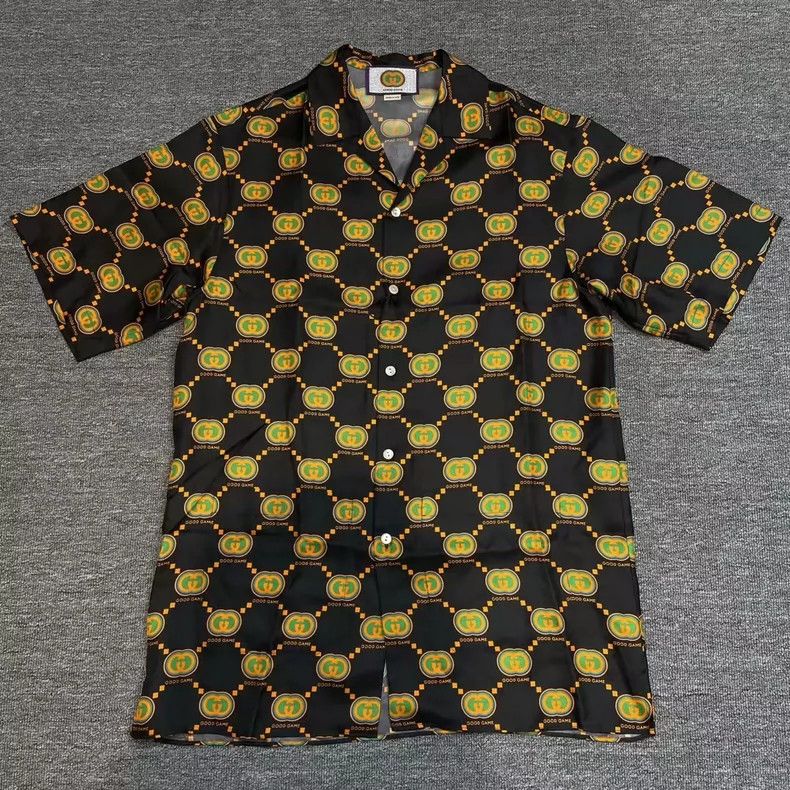 Gucci Gucci Full-print short-sleeved shirt Size US S / EU 44-46 / 1 - 1 Thumbnail