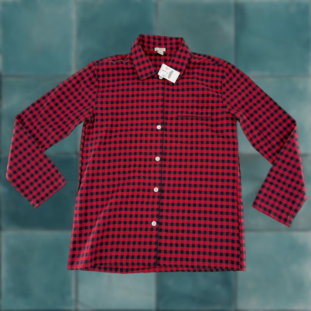 J.Crew NWT J.Crew Red & Blue Plaid Long Sleeve Button-Up Shirt Sz S Mens Size US S / EU 44-46 / 1 - 1 Thumbnail