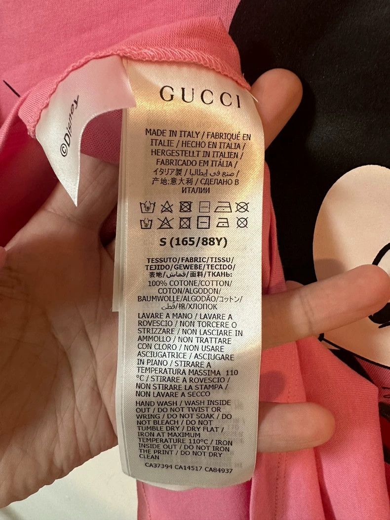 Gucci Gucci Disney co-branded pink Mickey printed large logo shor Size US S / EU 44-46 / 1 - 4 Thumbnail