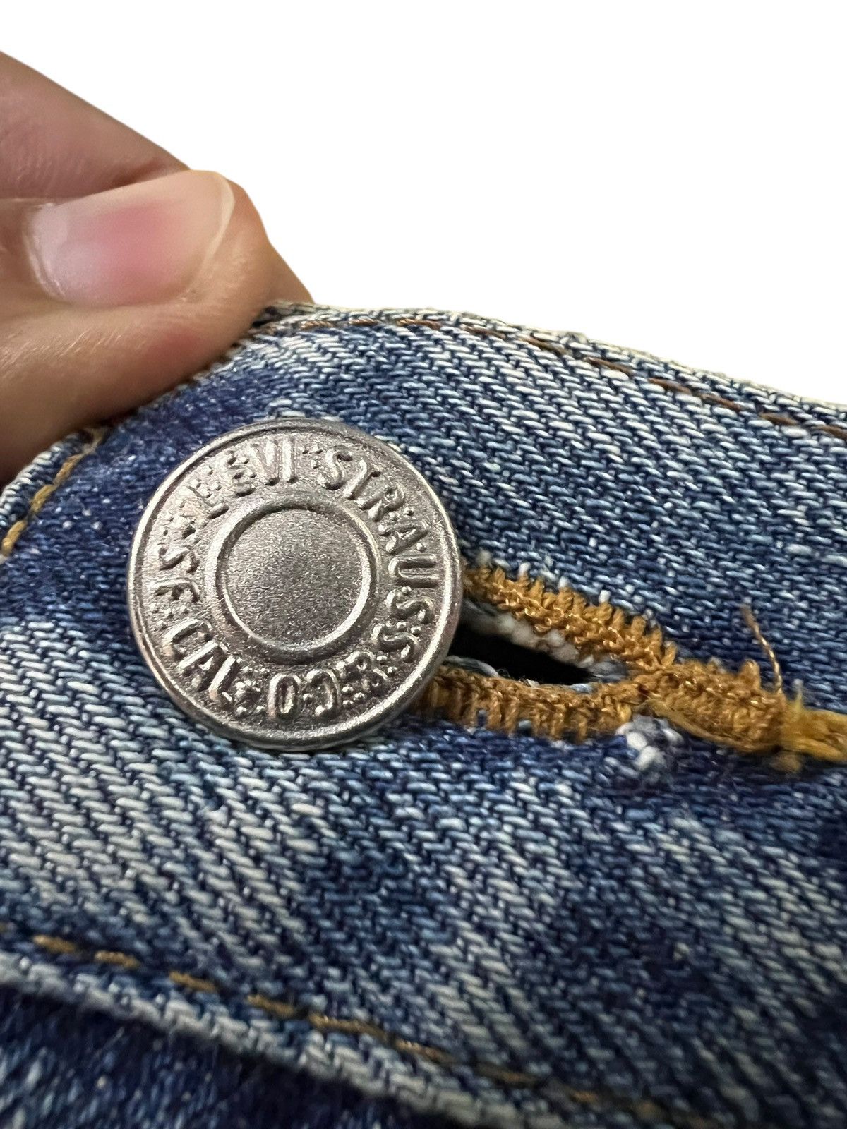 Levi's Vintage Levi’s 502xx Selvedge Faded Jean Size US 28 / EU 44 - 10 Thumbnail