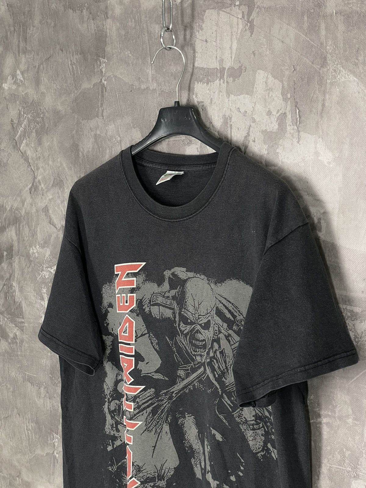 Band Tees Y2K Iron Maiden 00s Faded Stonewashed Promo T shirt Size US L / EU 52-54 / 3 - 6 Thumbnail