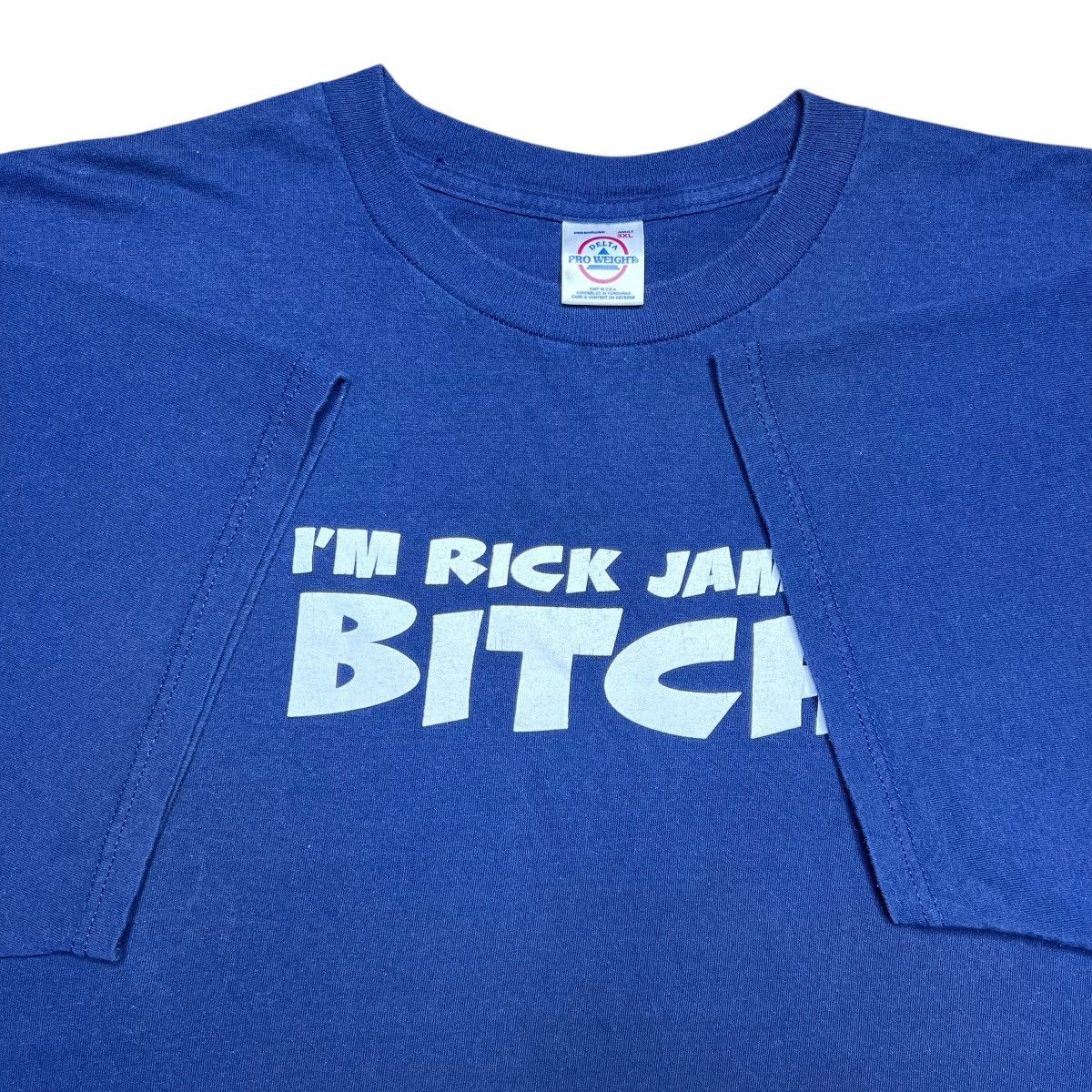 Delta Vtg 2000s I’m Rick James Bitch Spell Out Word Graphic Tee Size US XXL / EU 58 / 5 - 2 Thumbnail