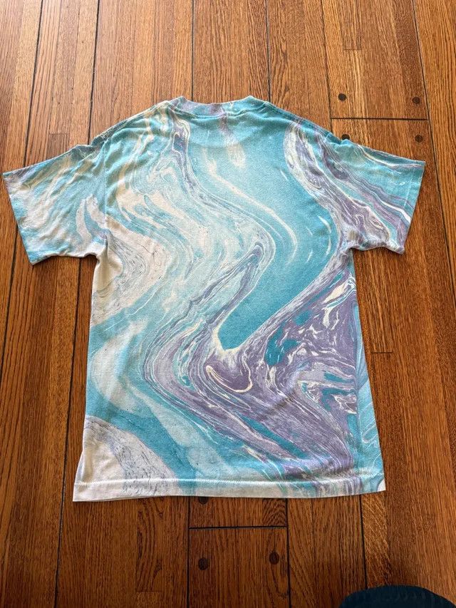 Vintage Vintage Psychedelic Tie Dye Marbled T-Shirt Size US M / EU 48-50 / 2 - 3 Thumbnail