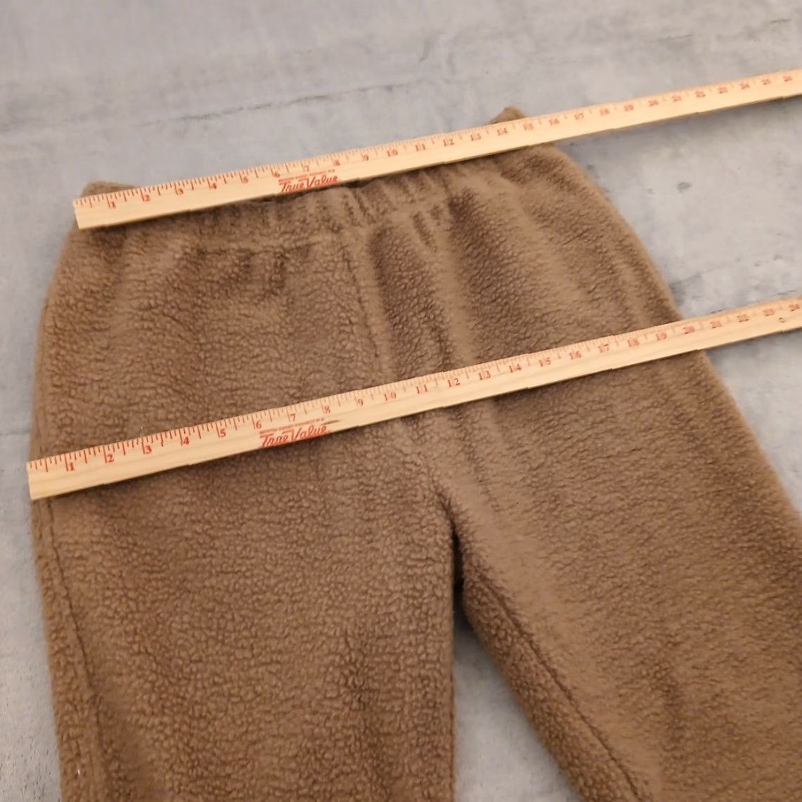 Vintage Good American Jogger Sweatpants Womens Size 2 Brown 30x30 High Rise Elastic Waist Pockets Tapered Inseam 30 in Cotton Blend Fleece Pants Size 26" / US 2 / IT 38 - 2 Thumbnail