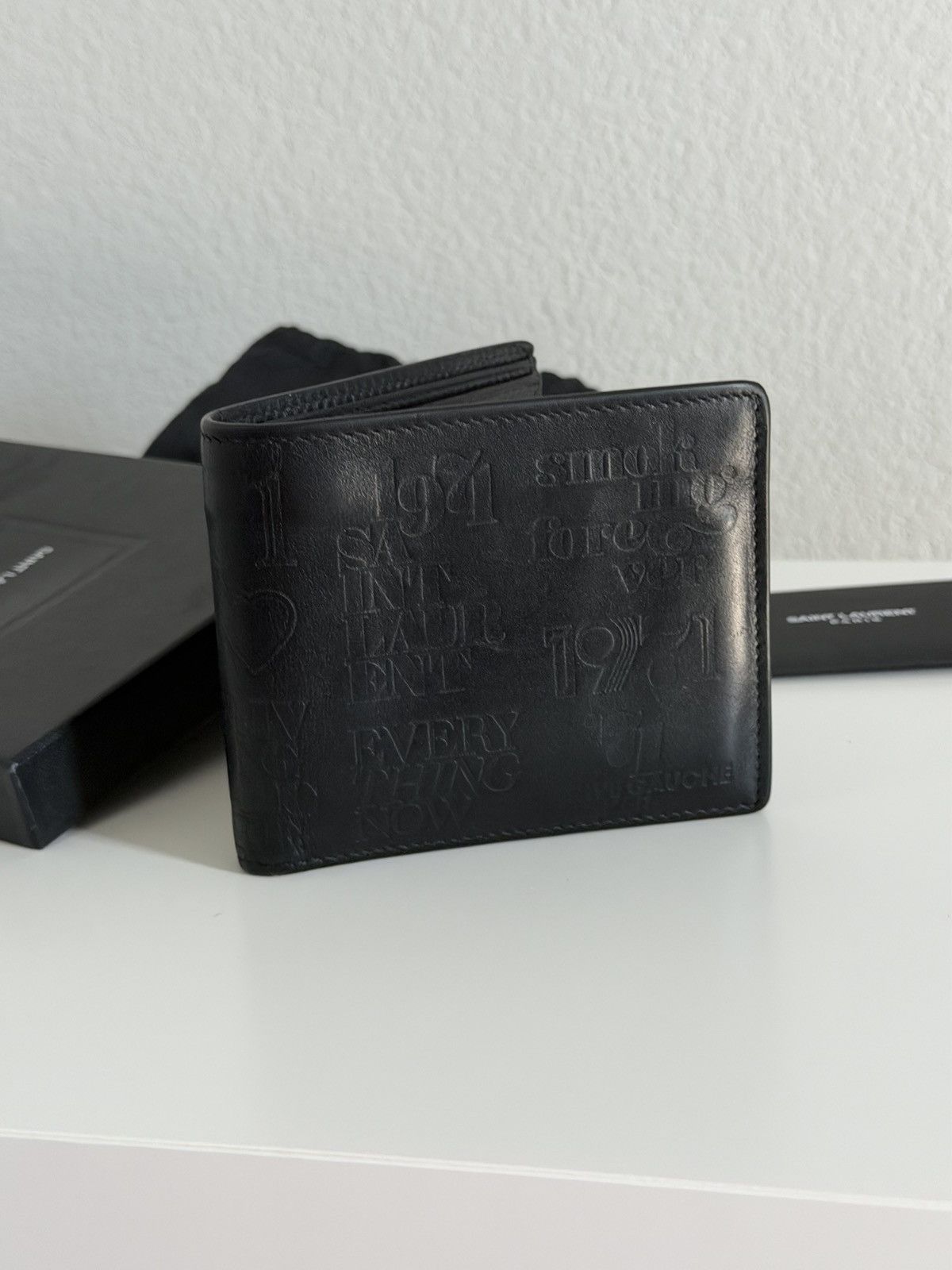Yves Saint Laurent YSL Wallet Yves Saint Laurent “Smoking Forever” Rare Wallet Size ONE SIZE - 6 Thumbnail