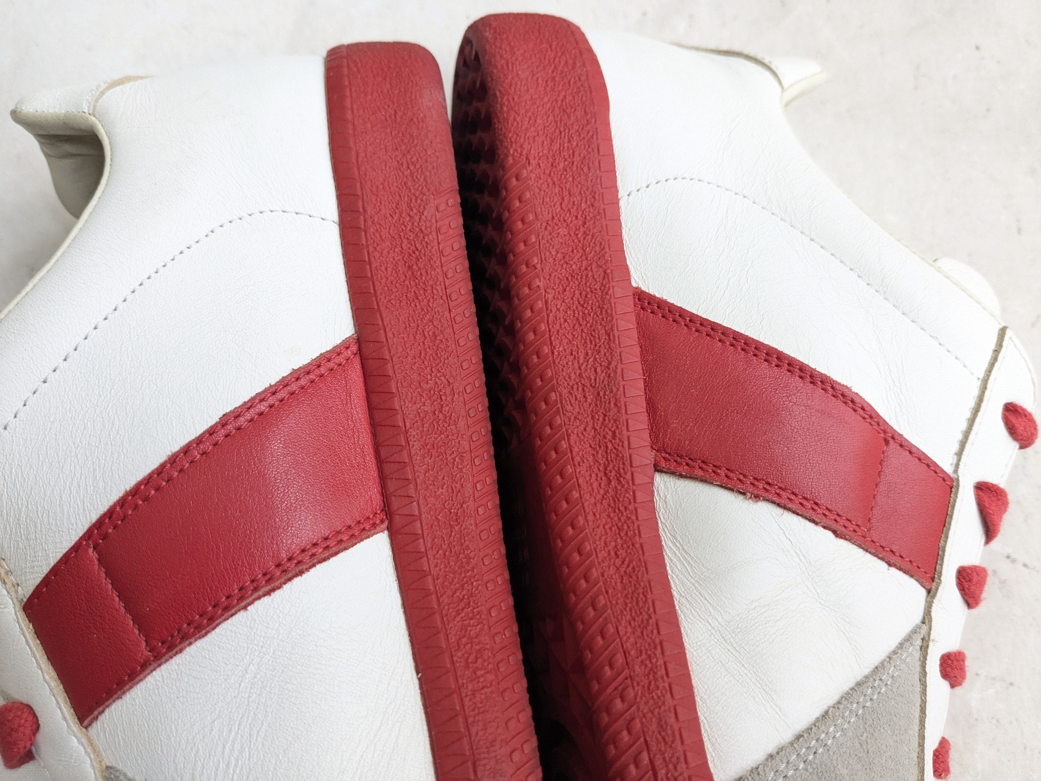 Maison Margiela Maison Margiela GAT Replica White Gray Red 8 41 Size US 8 / EU 41 - 13 Thumbnail