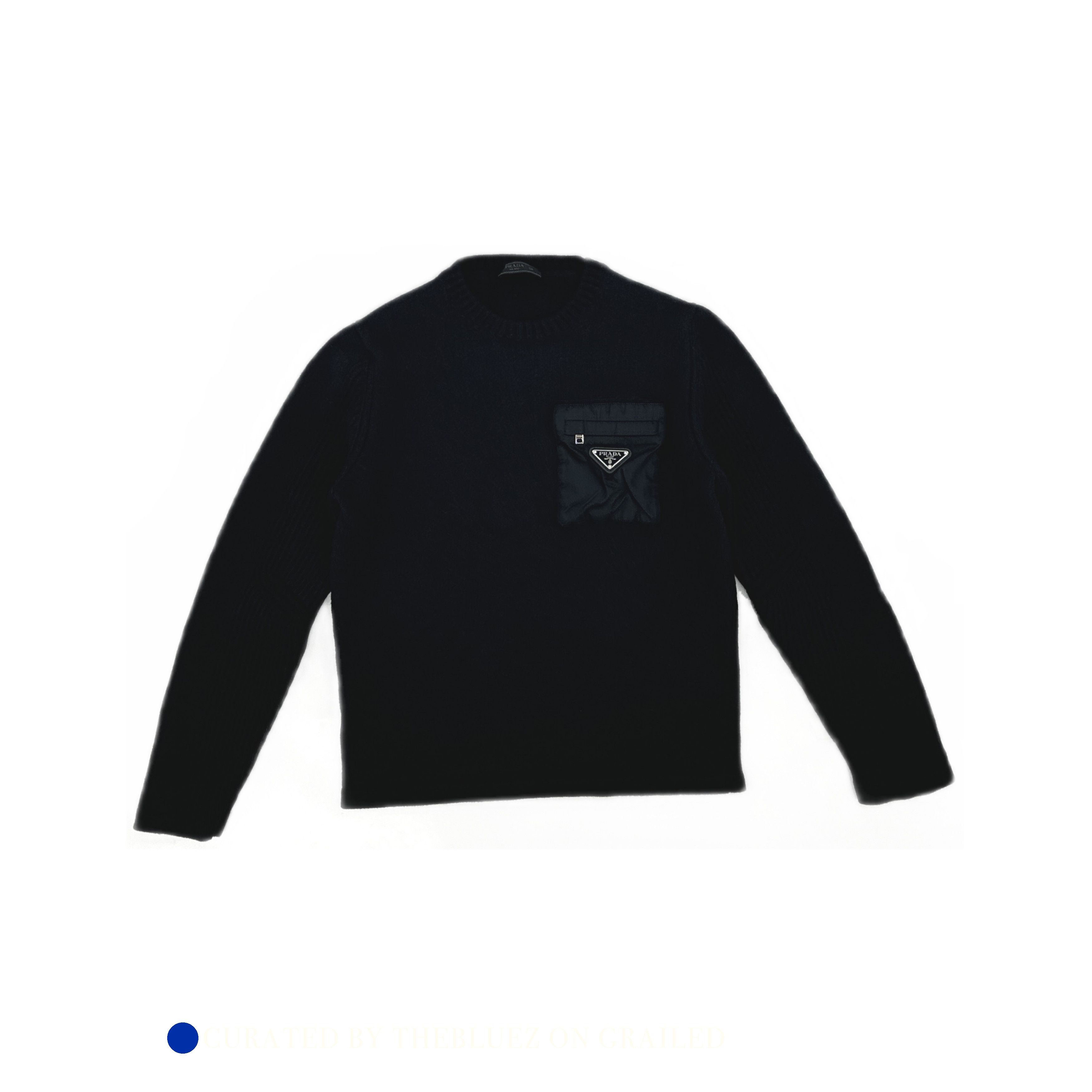 Prada Re-Nylon Pocket Sweater in Black Size US M / EU 48-50 / 2 - 1 Thumbnail