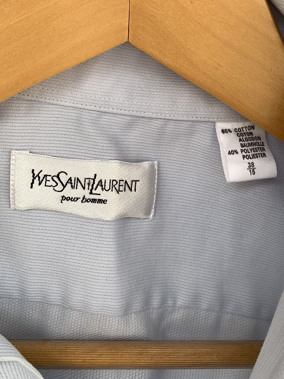 Yves Saint Laurent Yves Saint Laurent Vintage YSL Button Shirt Mens Size M-L Size US M / EU 48-50 / 2 - 5 Thumbnail