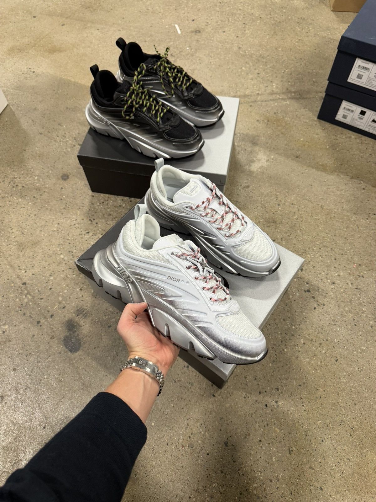 Dior Dior x Lewis Hamilton B44 Blade Sneaker NEW 1650$ Size US 11 / EU 44 - 3 Thumbnail