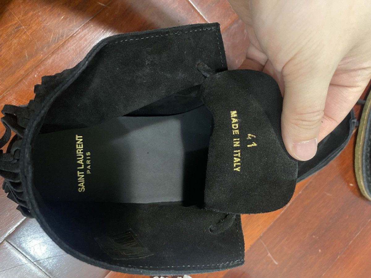 Saint Laurent Paris × Yves Saint Laurent Saint Laurent Nino Fringed boots Size US 7.5 / EU 40-41 - 5 Thumbnail