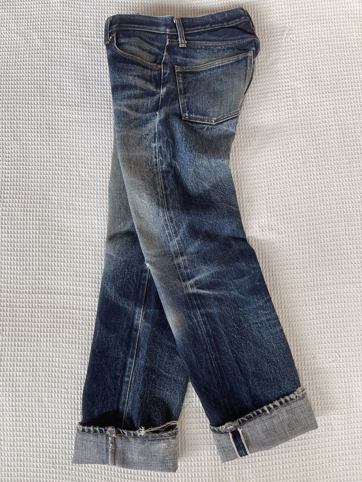 KOJIMA GENES Rare🔥Kojima Genes 21oz Distressed Denim Jeans Size US 30 / EU 46 - 2 Thumbnail