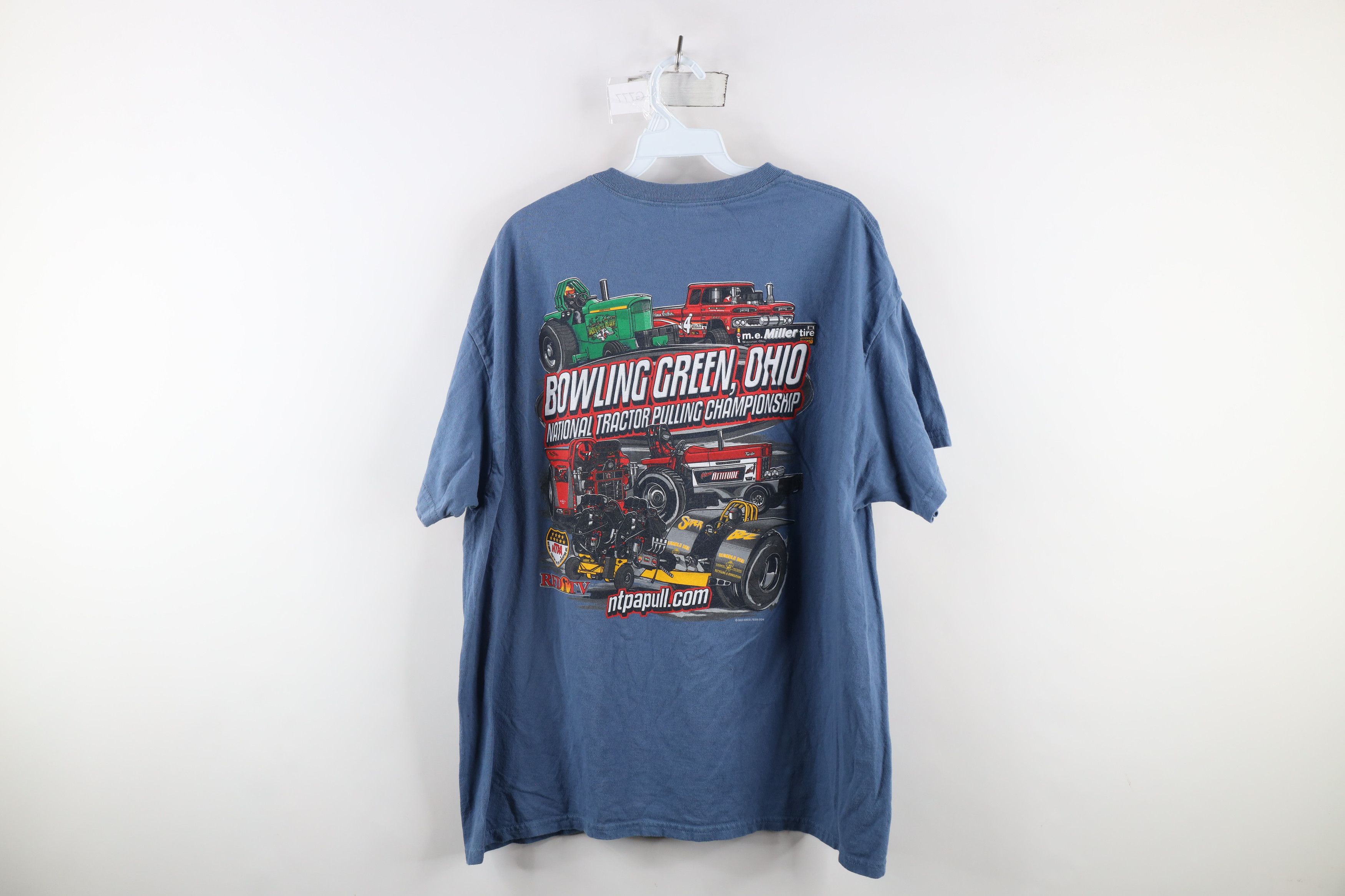 Vintage Streetwear Tractor Pulling Championship T-Shirt Blue Size US XL / EU 56 / 4 - 9 Thumbnail
