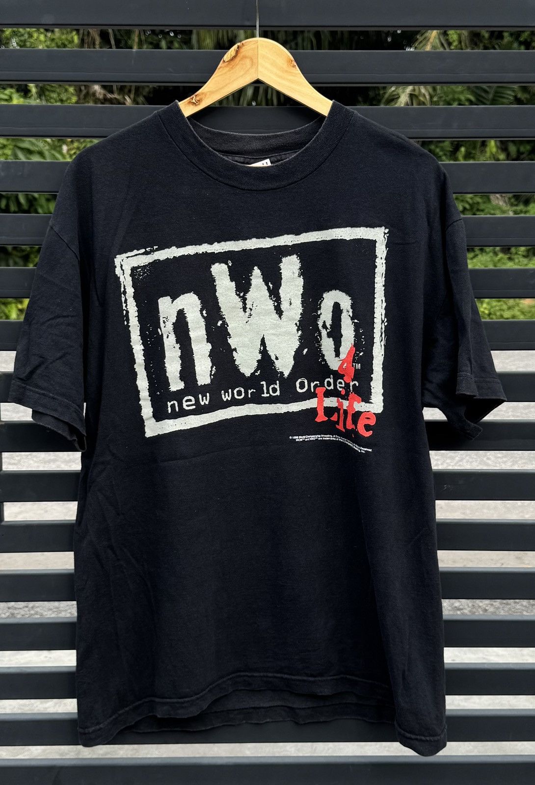 Vintage × WWF Vintage 98’ New World Order 4 Life Shirt Size US L / EU 52-54 / 3 - 1 Thumbnail