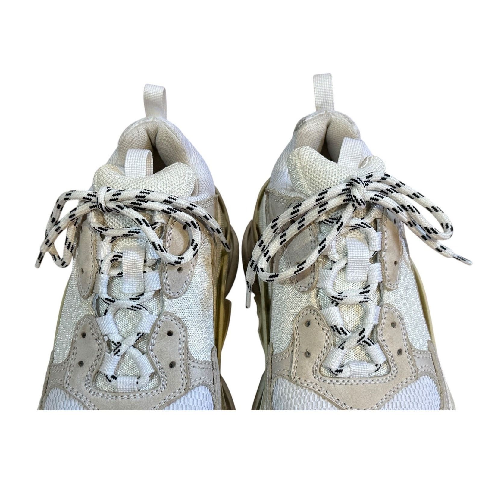 Balenciaga BALENCIAGA Triple S Chunky Platform Sneakers White Sz 39 8.5 Size US 8.5 / IT 38.5 - 6 Thumbnail