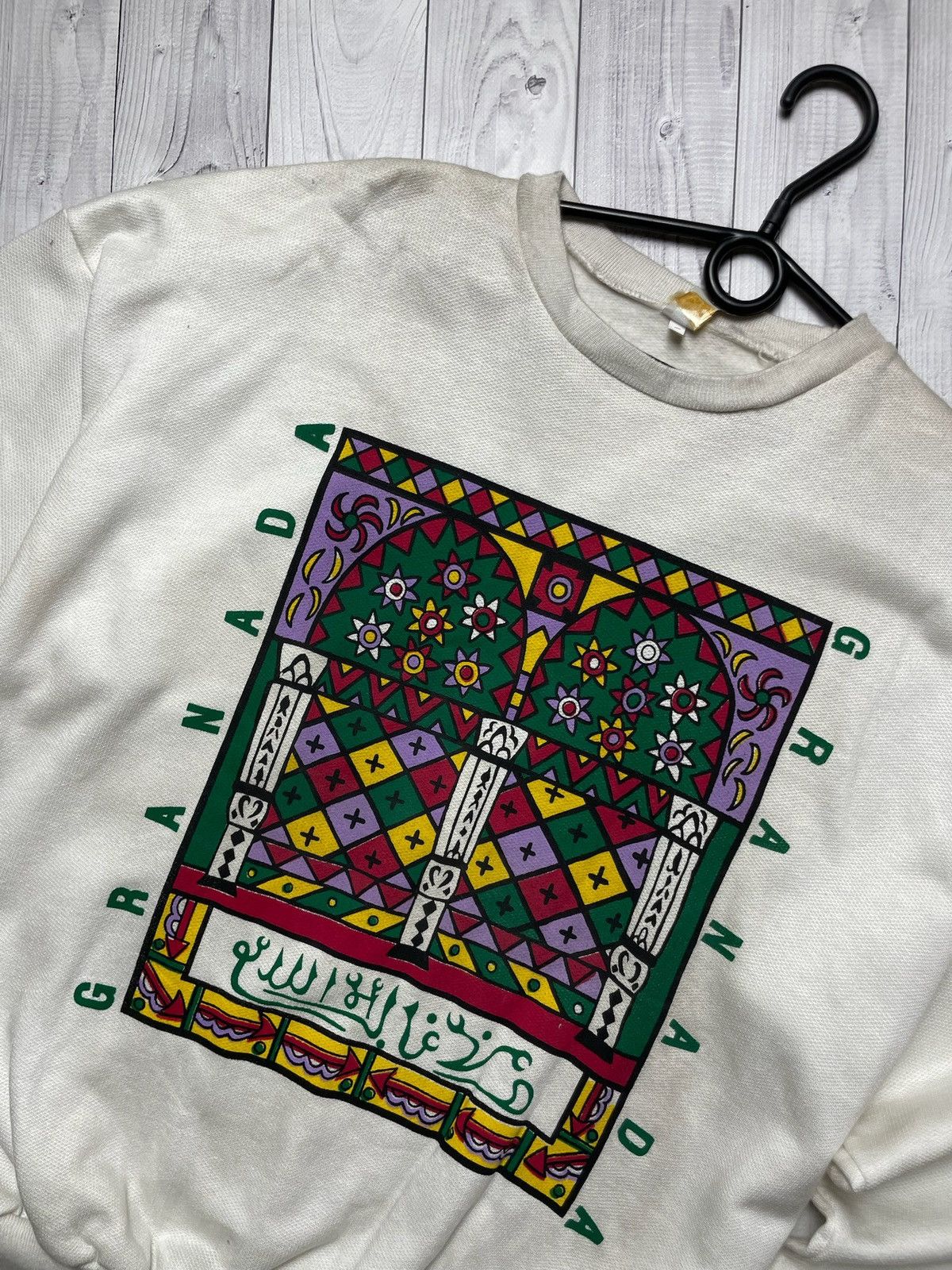 Vintage Vintage Granada university sweatshirt retro logo size XXL Size US XXL / EU 58 / 5 - 2 Thumbnail