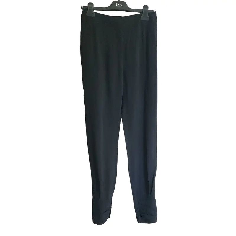 Max Mara MaxMara Black Casual Pants for Women 0089 Size 23" - 1 Thumbnail